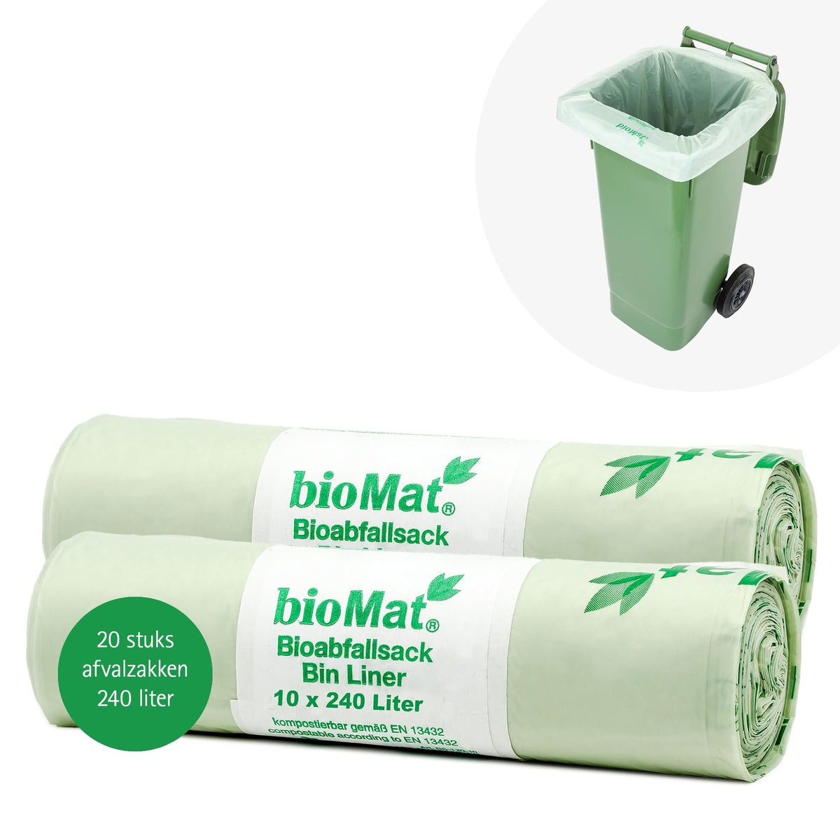 64 Gallon Compostable Food Scrap Bags (20 Count)