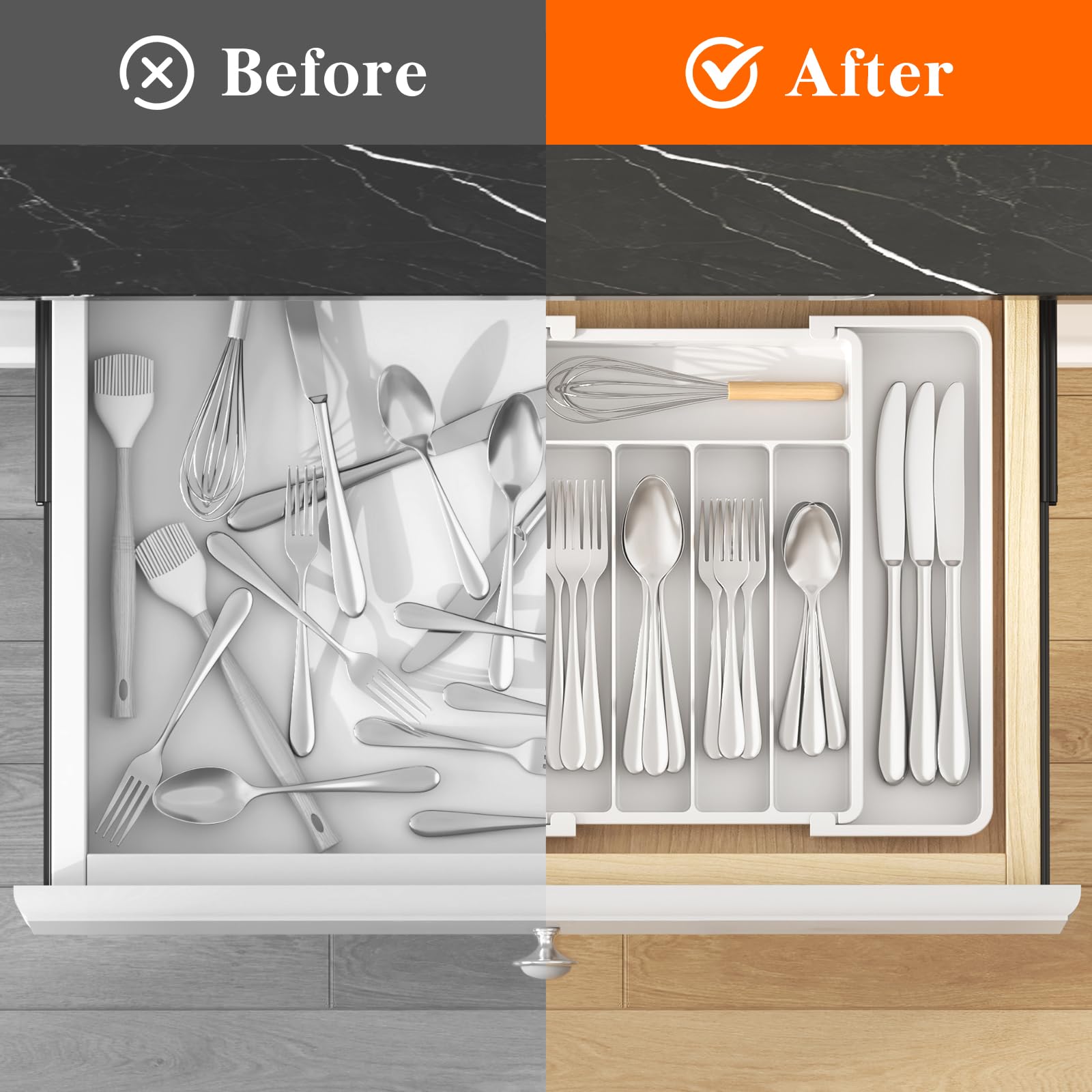Silverware Drawer Organizer