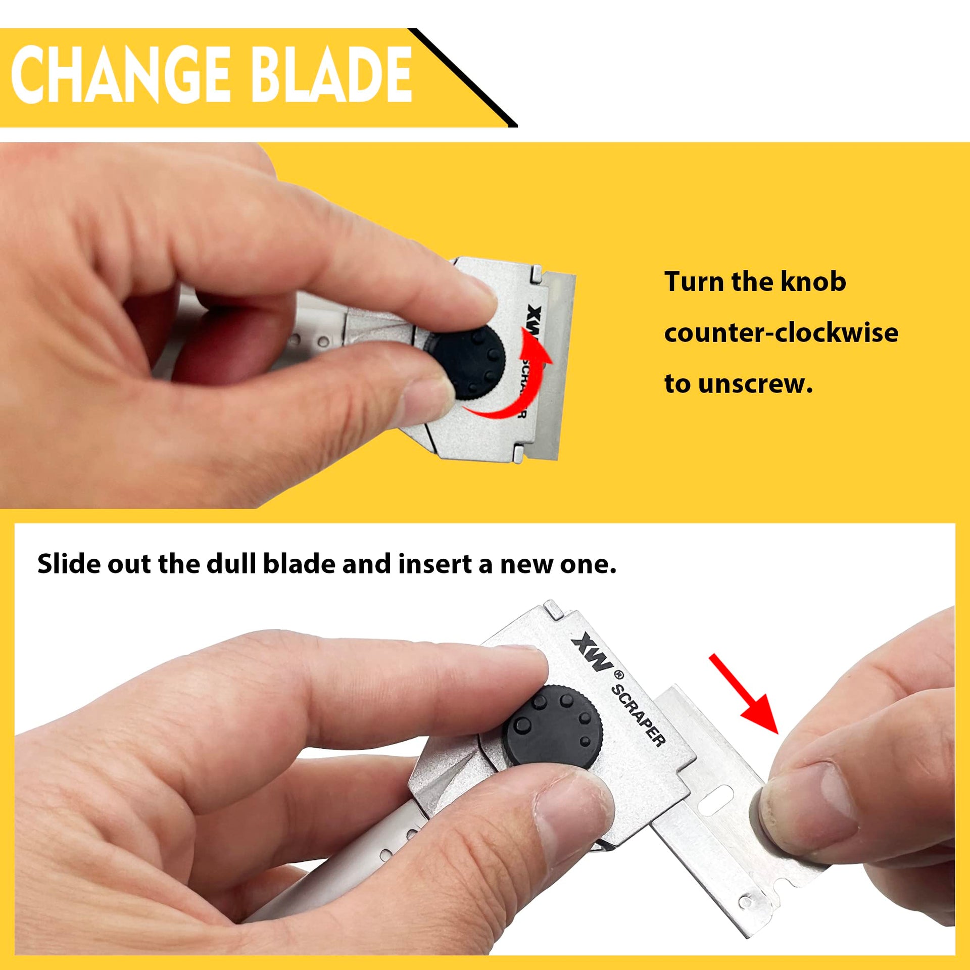 Razor Blade Paint Scraper Set