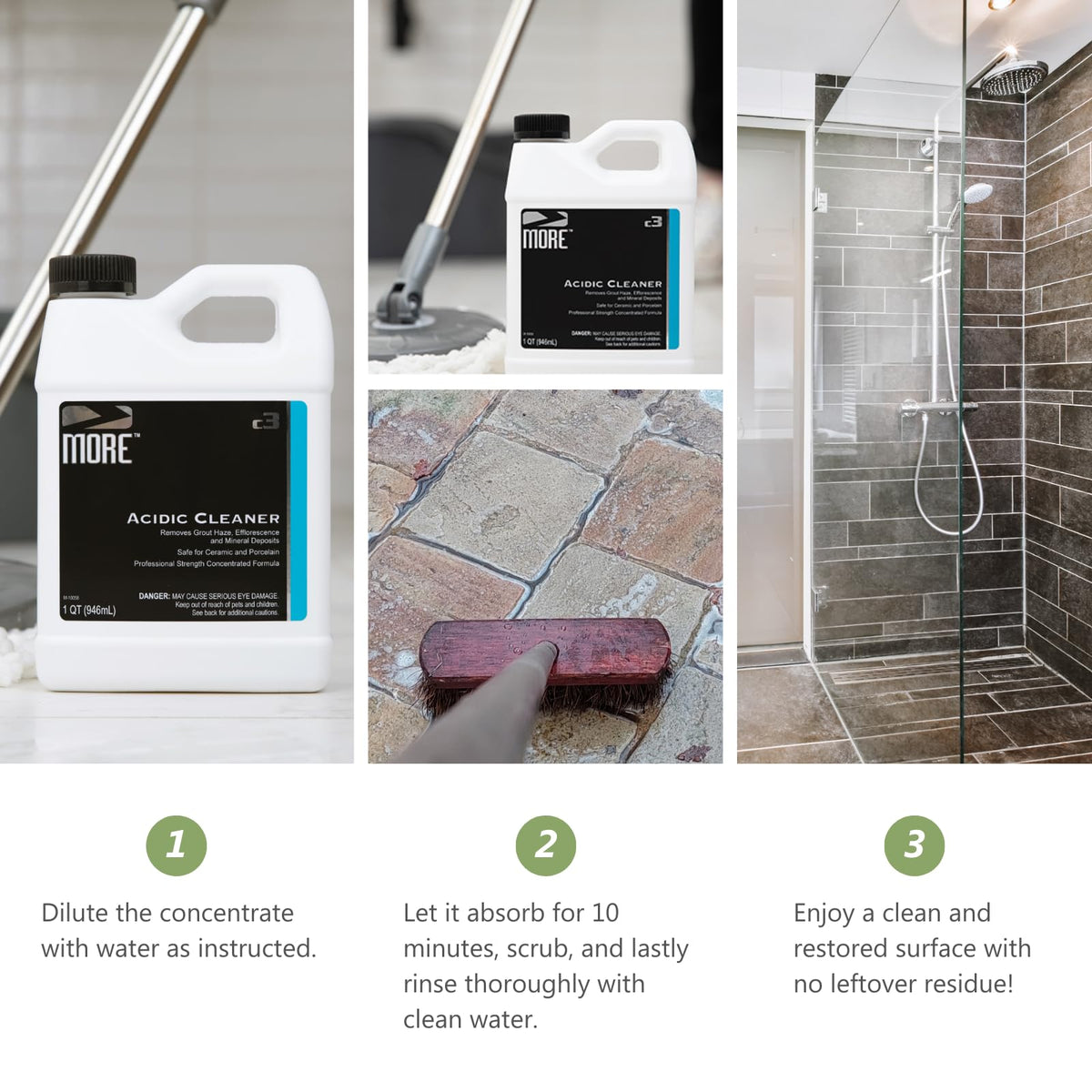 MORE Grout Cleaner for Tile Floors