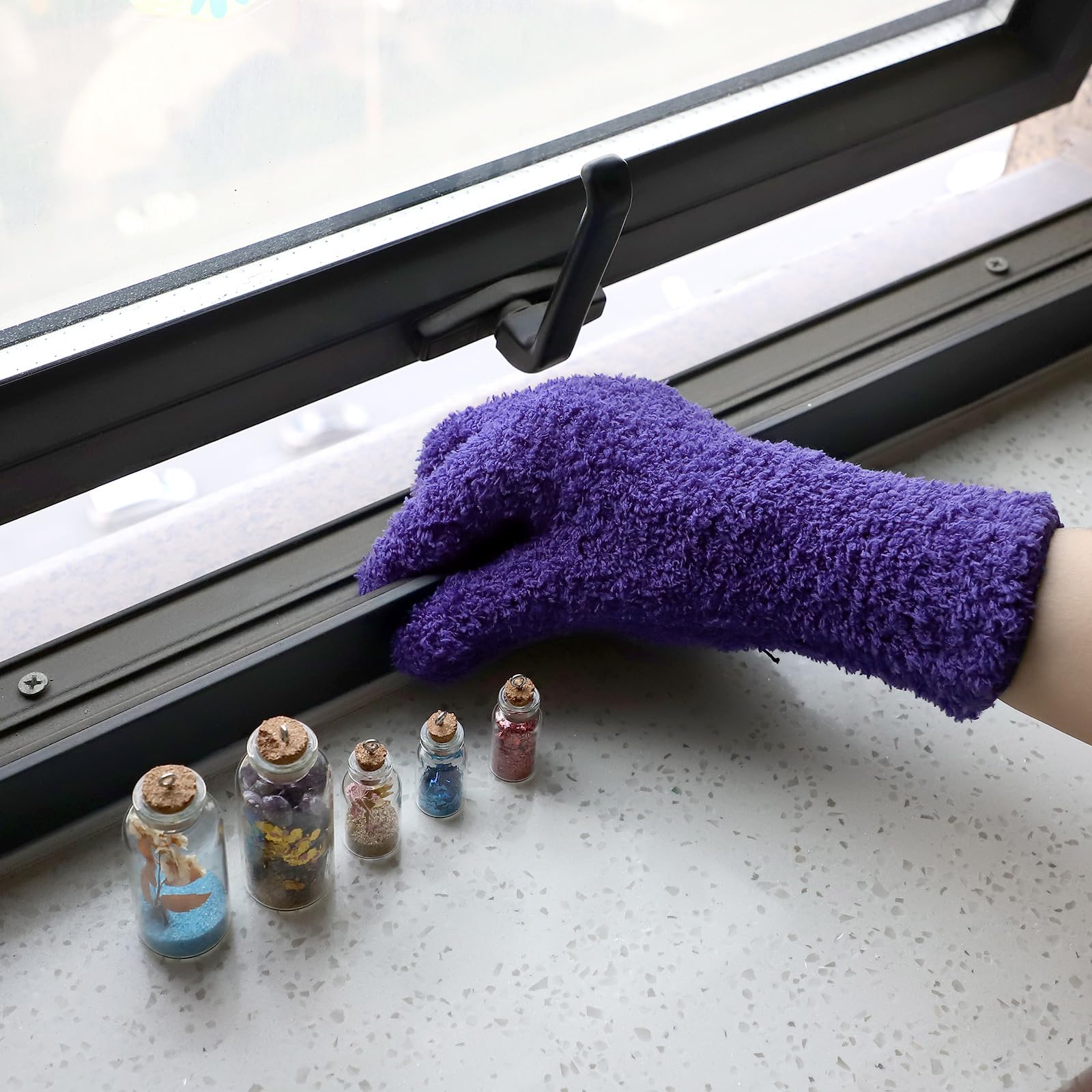 2 Pairs Microfiber Gloves for Plants (2 Count)