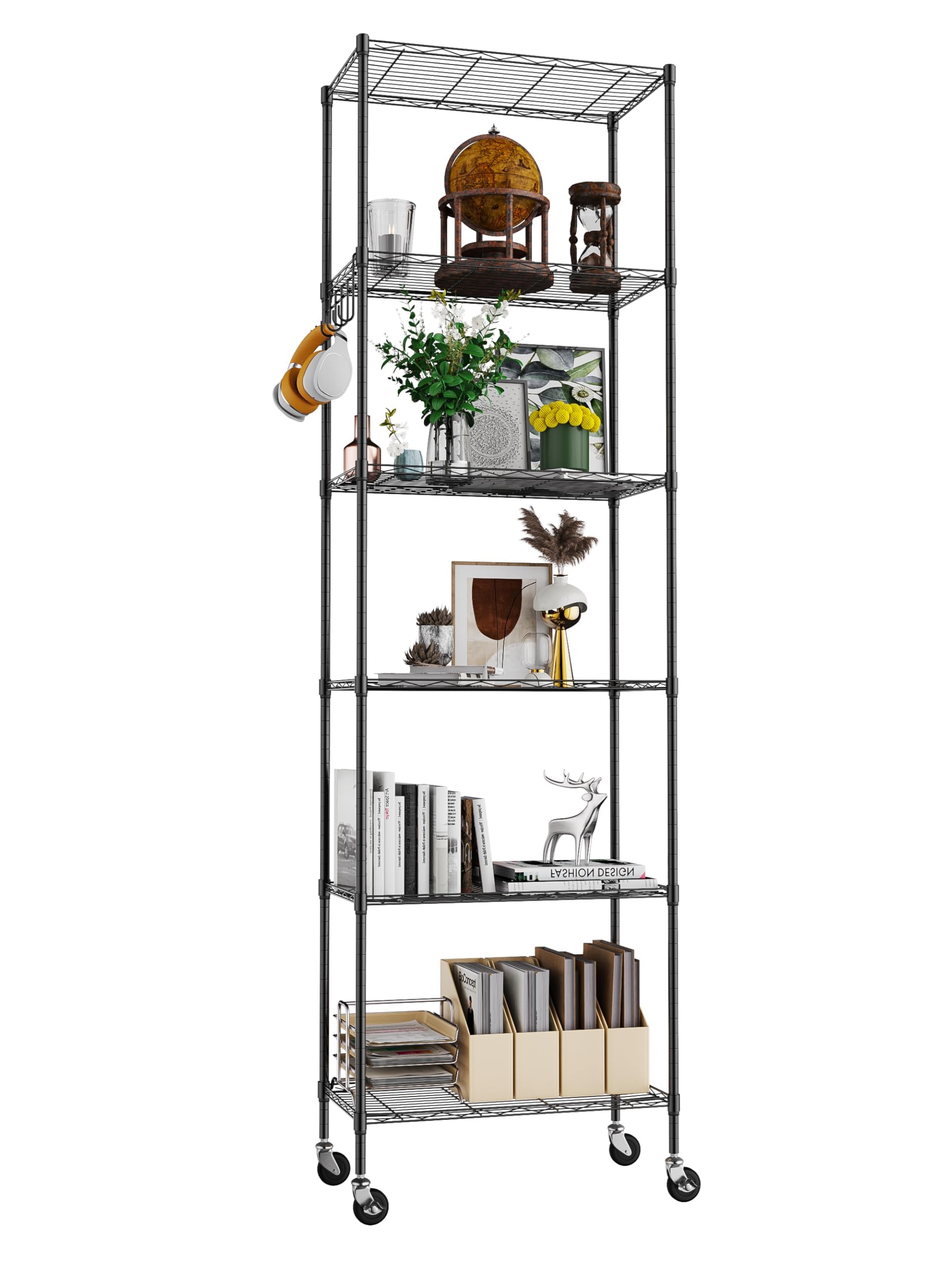6 Tier Storage Shelf Units (6 Count)