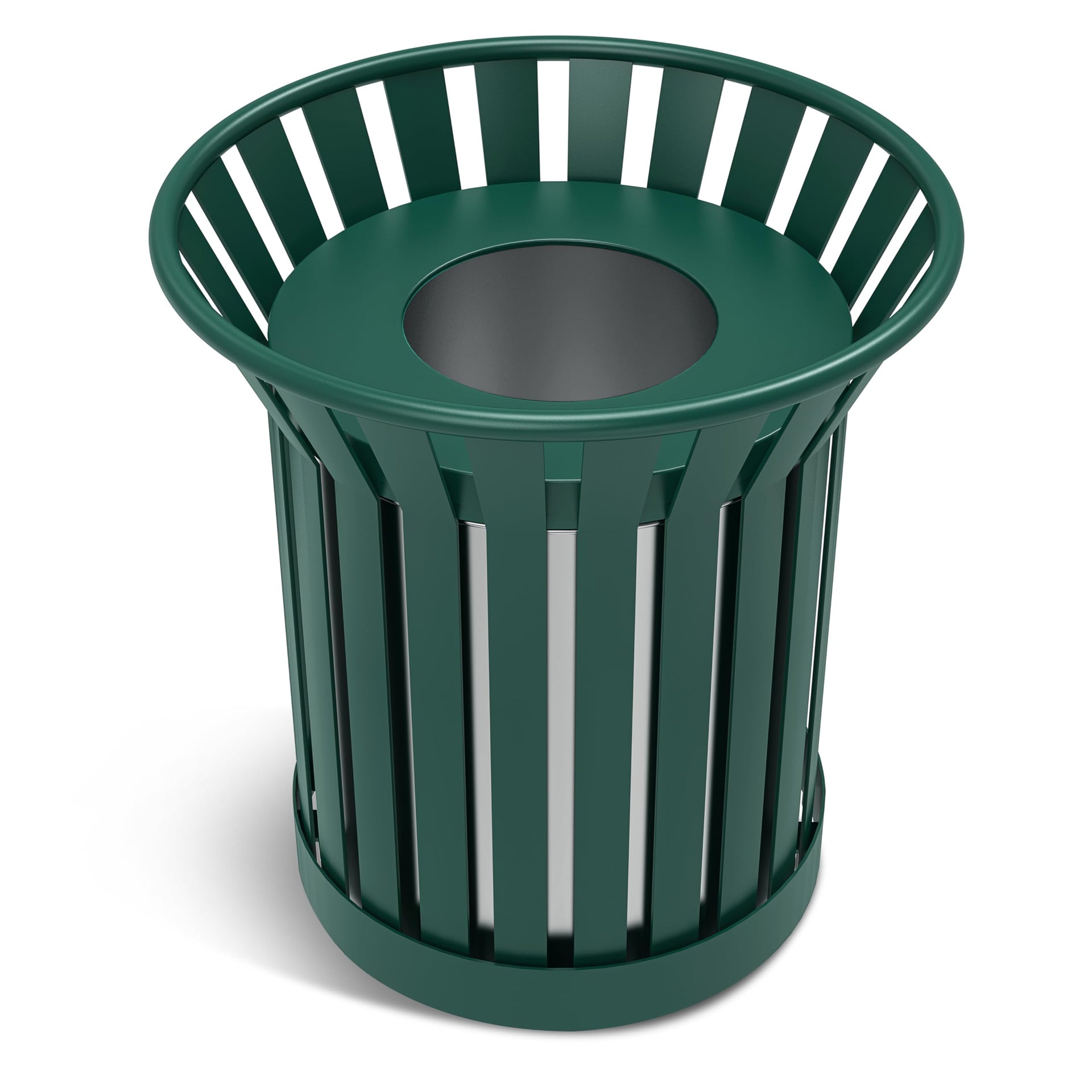27.6IN Round Large Outdoor Trash Can