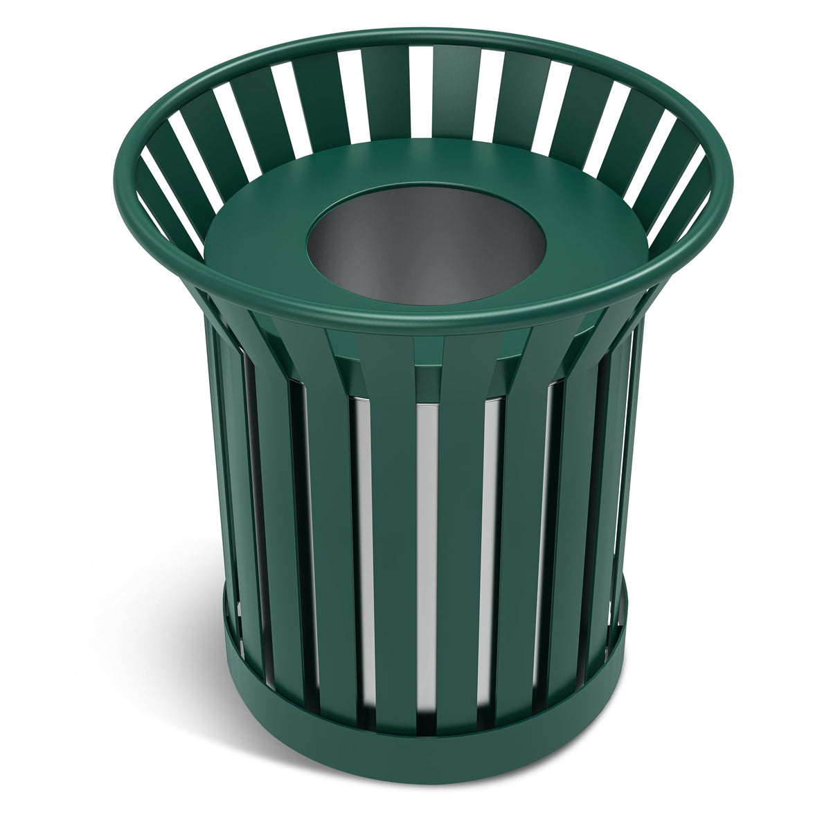 25.2IN Round Large Outdoor Trash Can