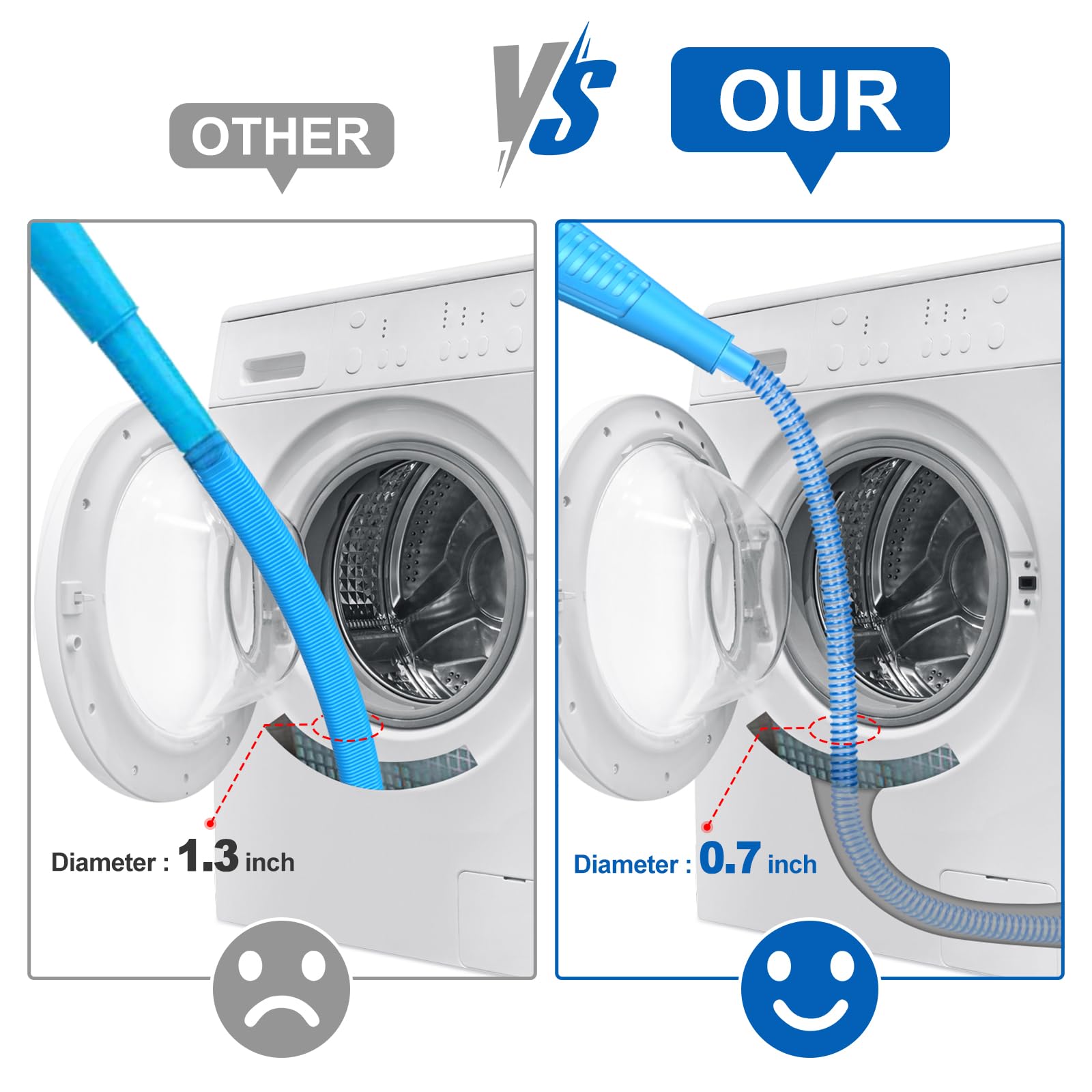 Sealegend 2Pcs Dryer Vent Cleaner Kit