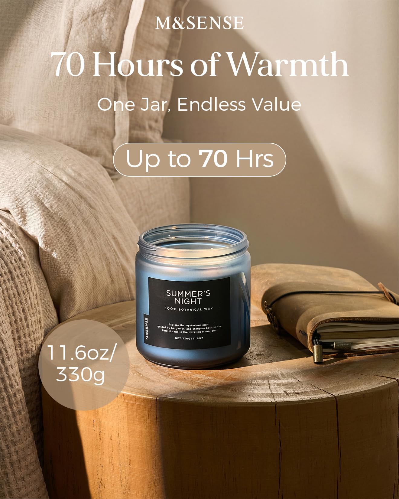 Summer's Night Home Scented Candles (11.6 Ounce)