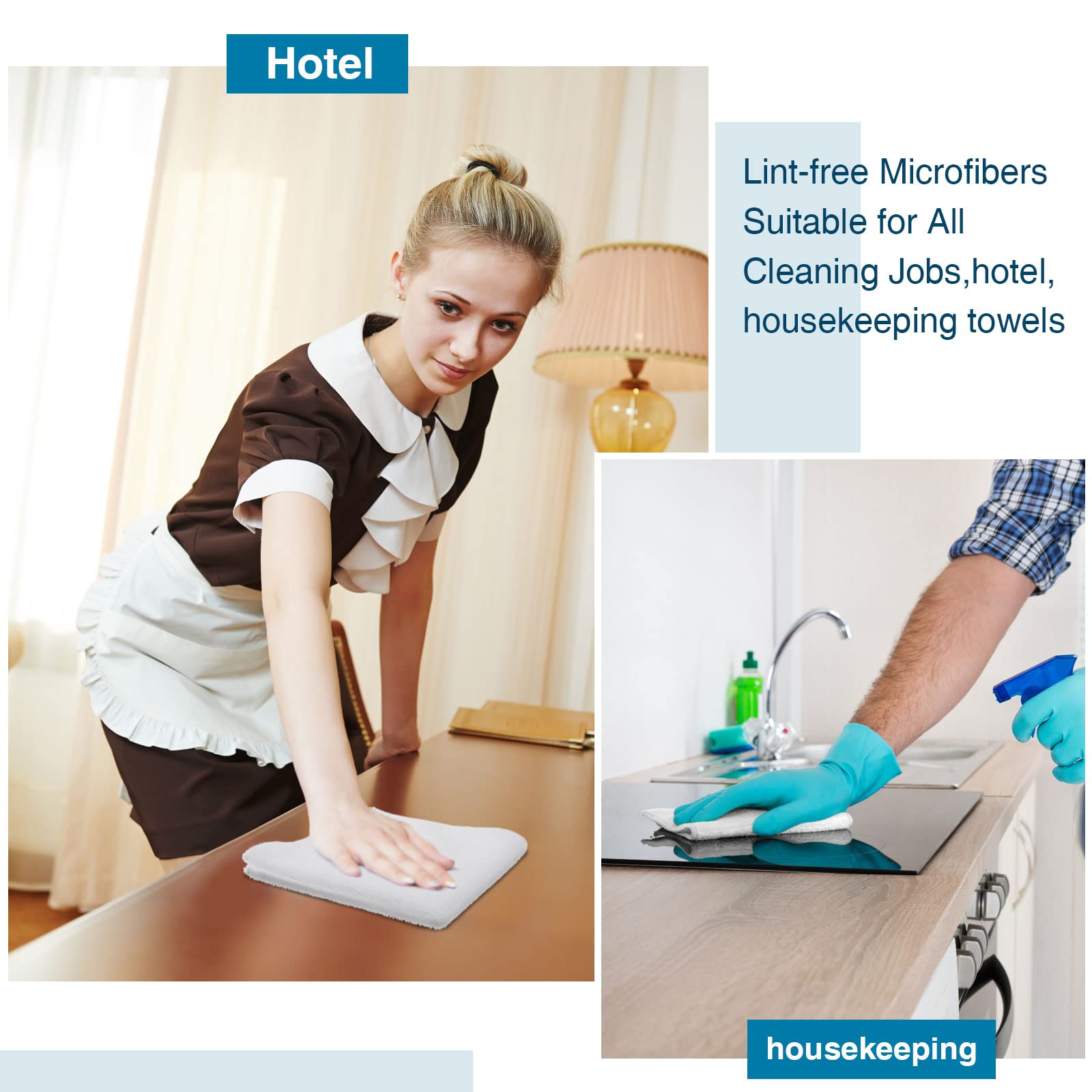 200 Microfiber Cleaning Cloths