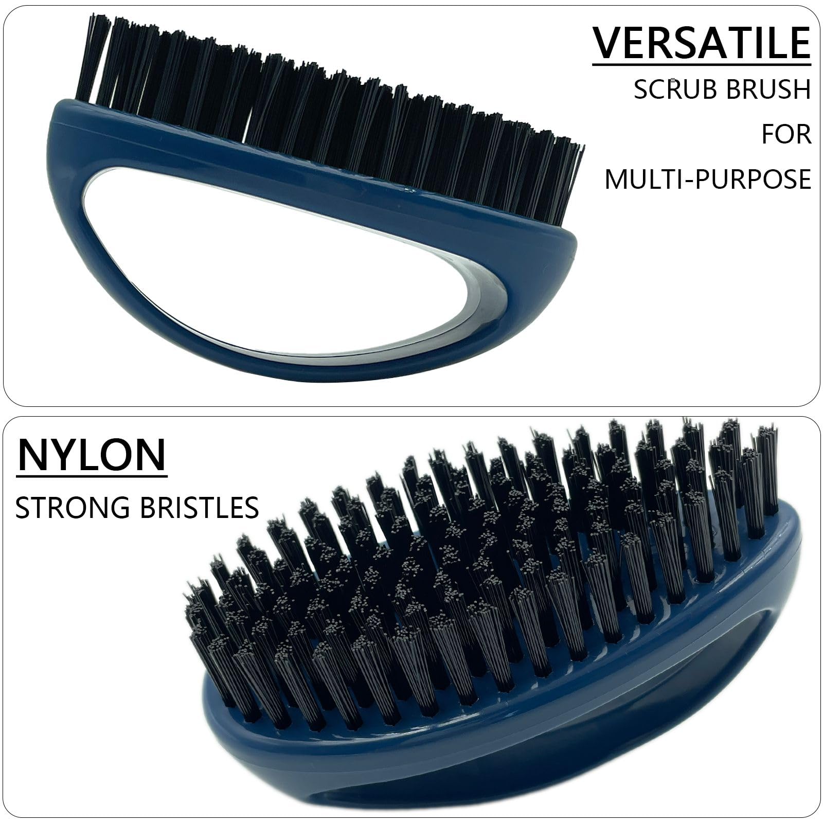 Small Scrub Brush with Nylon Bristles Heavy Duty Cleaning Brush