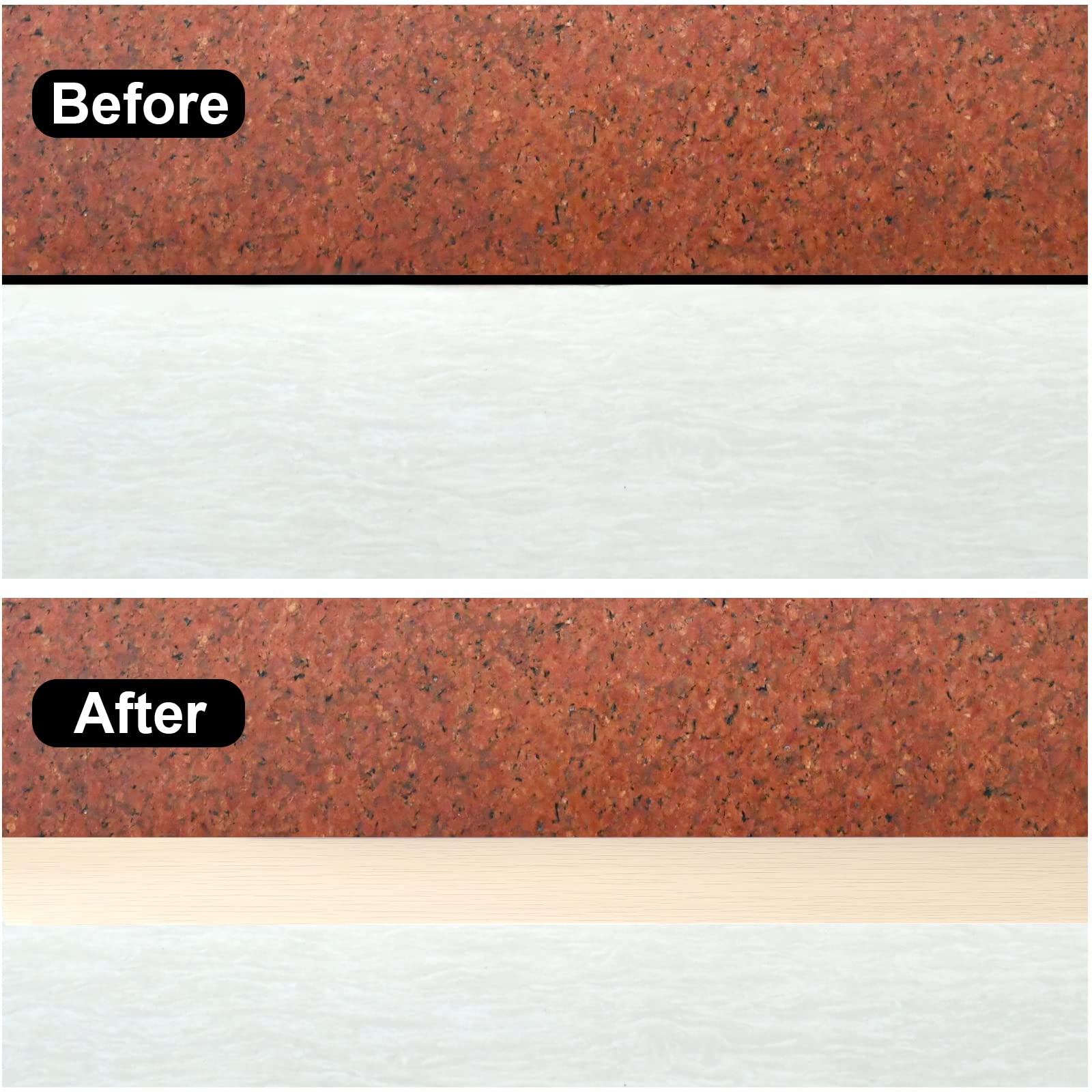 Floor Door Flat Transition Strip & Self Adhesive Floor Vinyl Floor Edge Trim Laminate Floor Gap Covering Joining Strip (118 Foot)