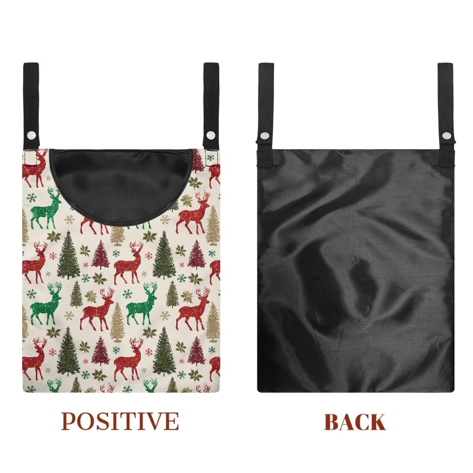 Christmas Deer Hanging Peg Bag