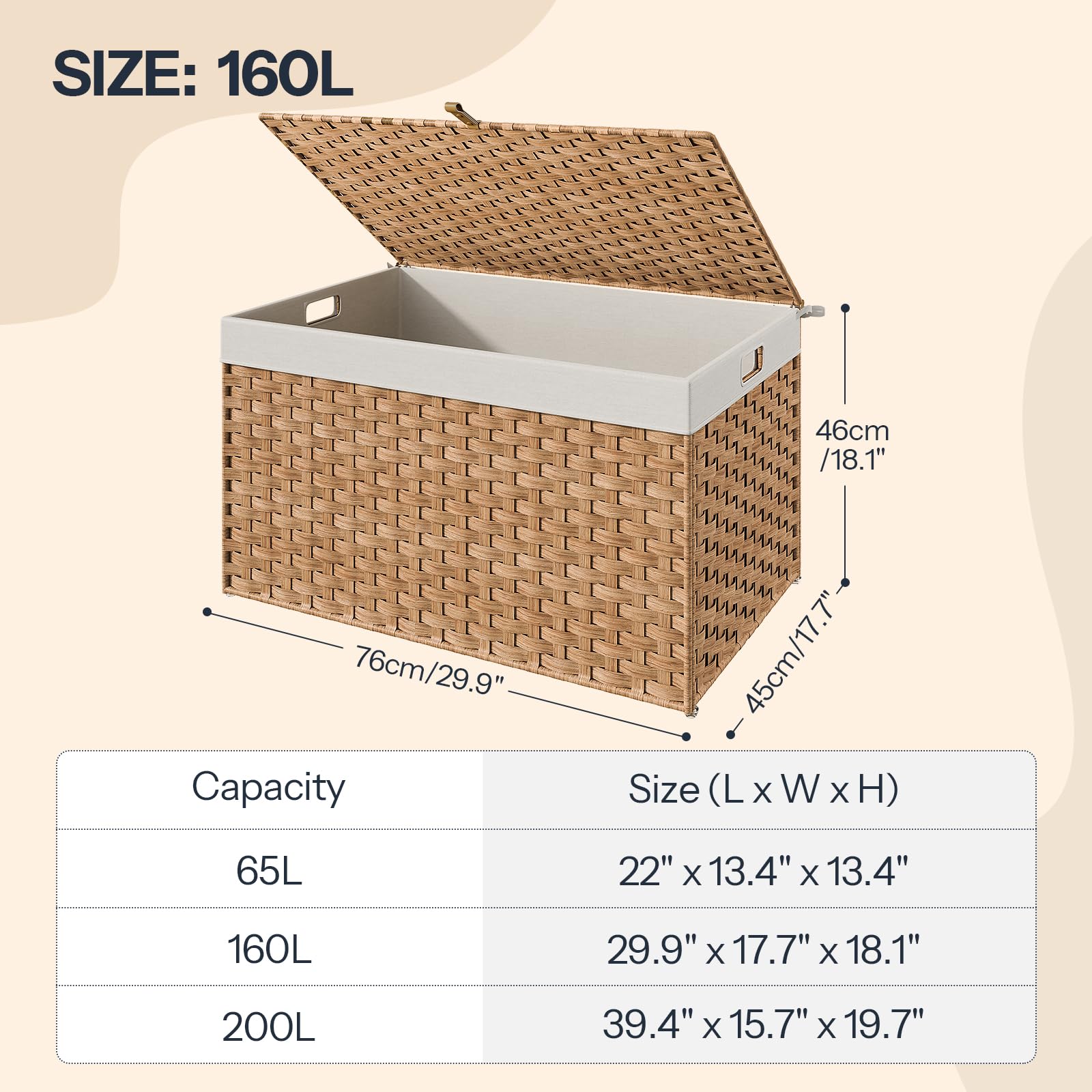 Storage Basket with Lid