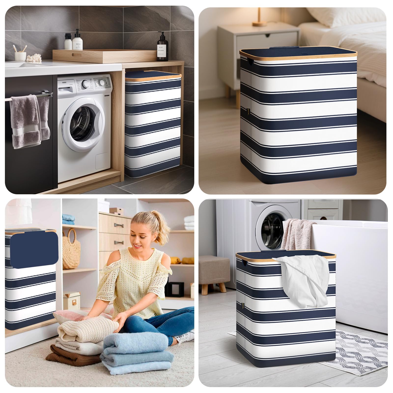 Laundry Hamper with Lid