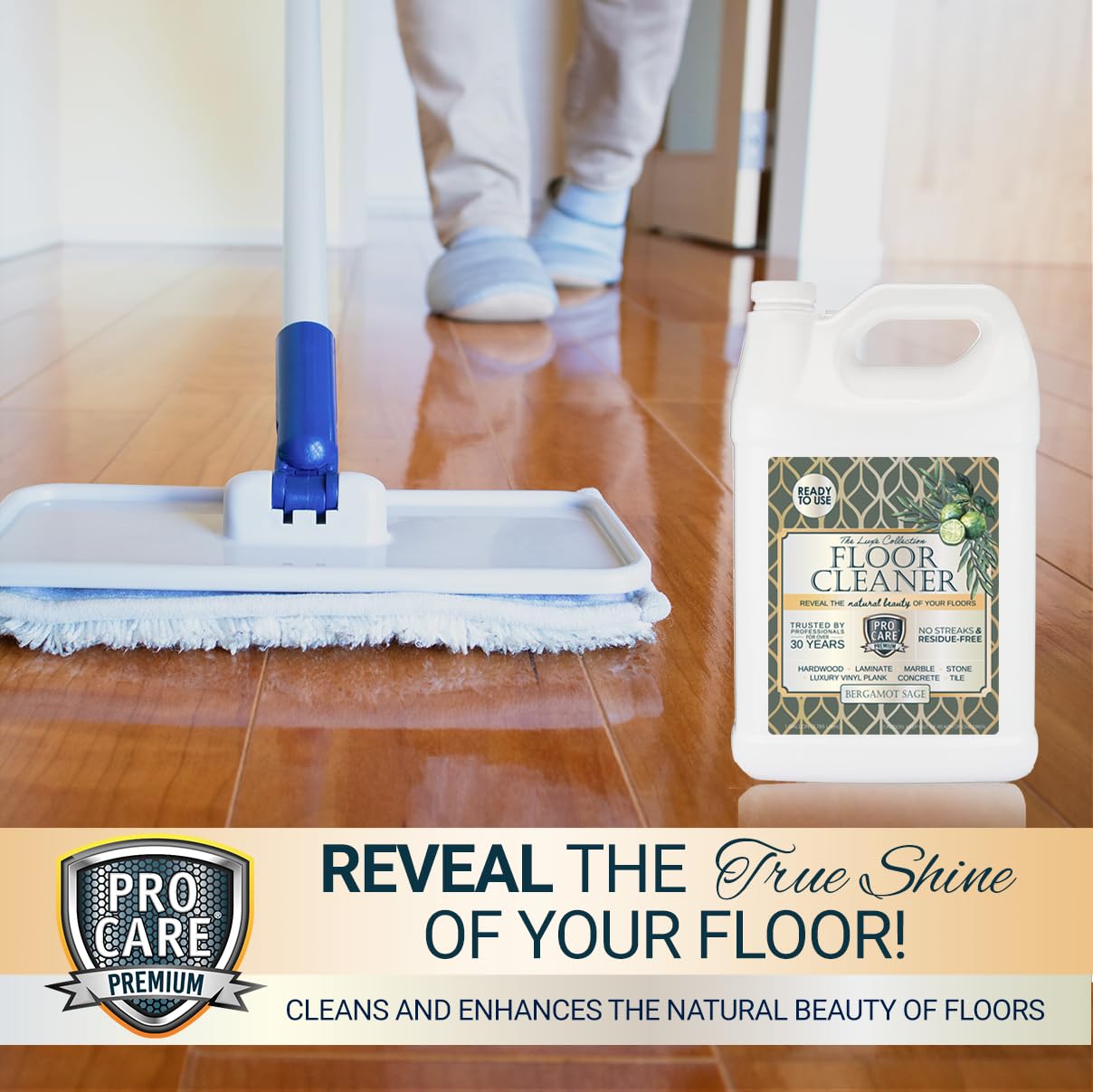 Bergamot Sage Floor Cleaner (128 Fl Oz)