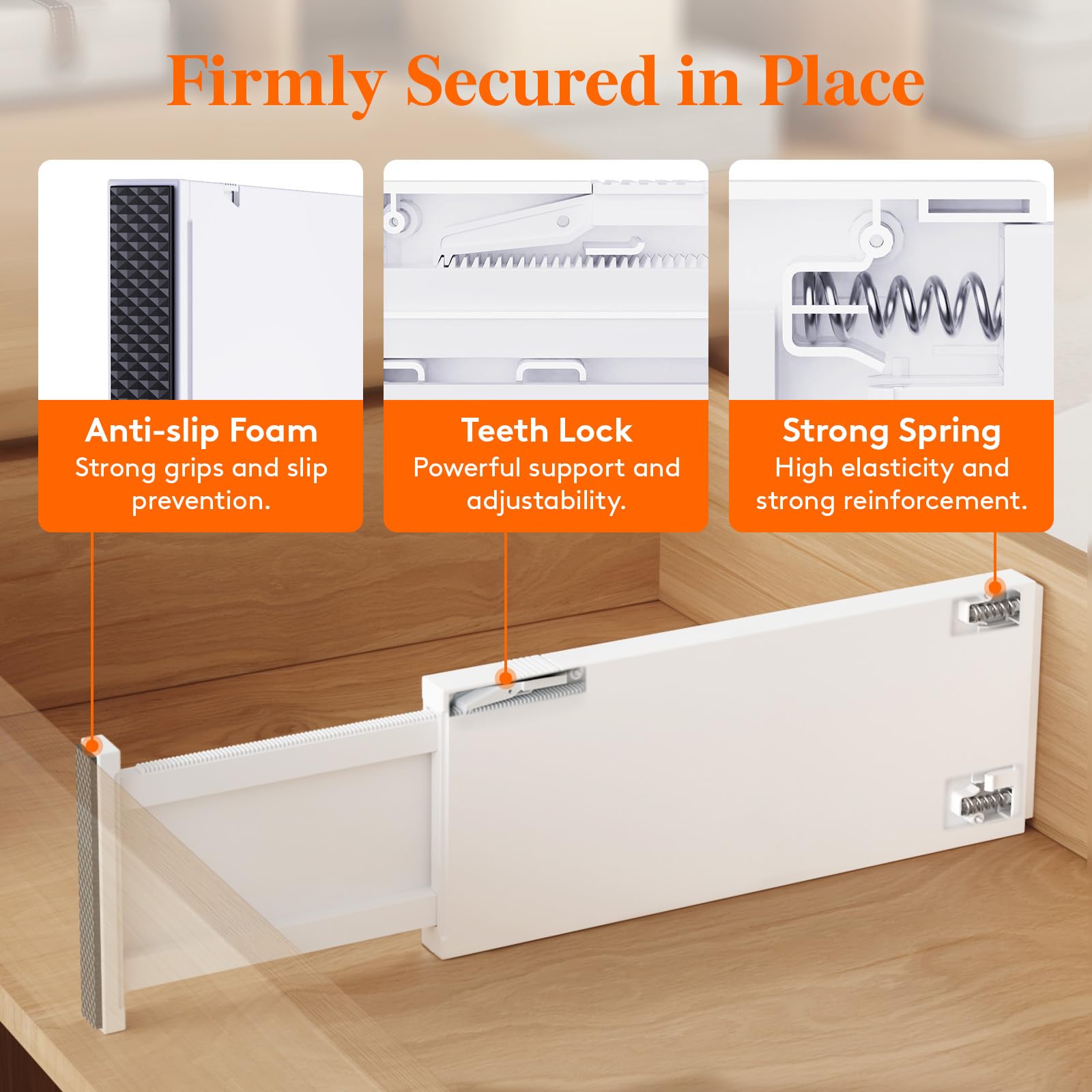5" Tall Upgrade Drawer Dividers (4 Count)