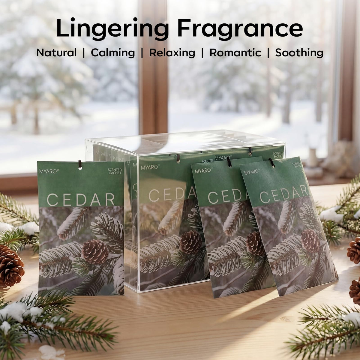 20Pcs Cedar Scented Sachets (20 Count)