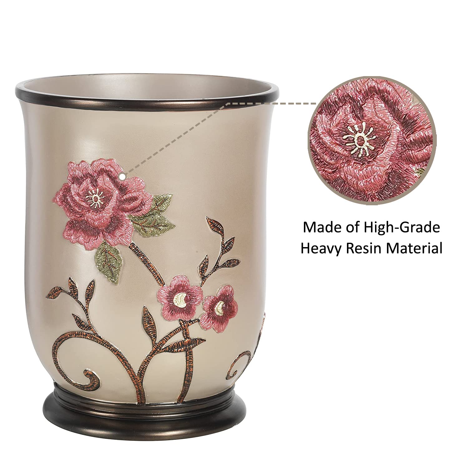 Decorative Trash Can for Bathroom