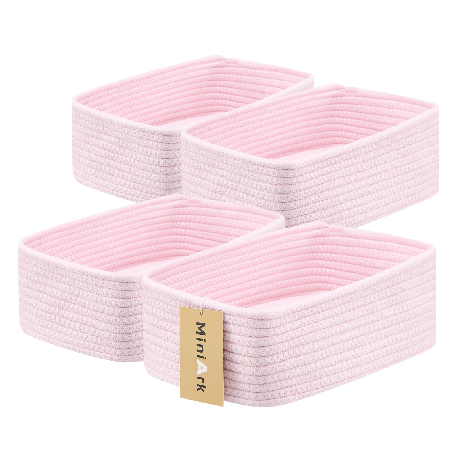 Small Storage Baskets for Organizing (4 Count)
