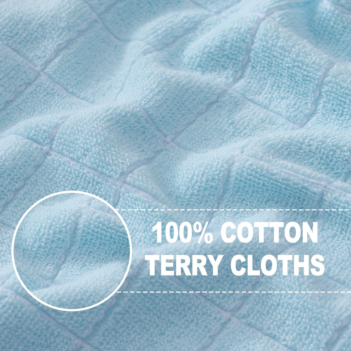 100% Cotton Terry Kitchen Towels (6 Count)