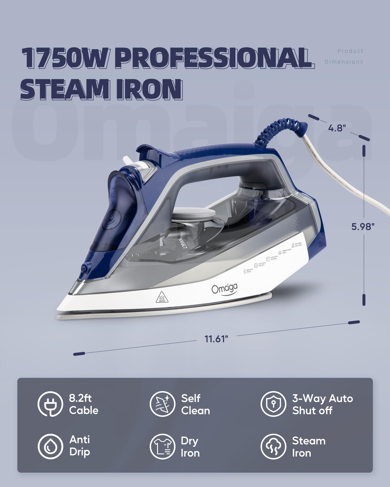 Steam Iron for Clothes
