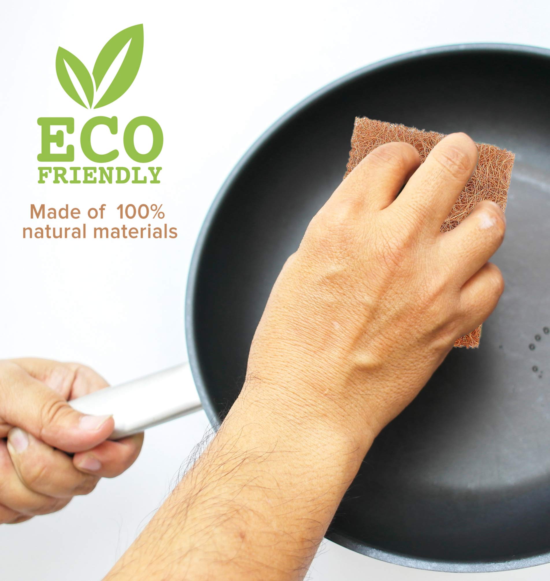 Natural Scouring Pads (12 Count)