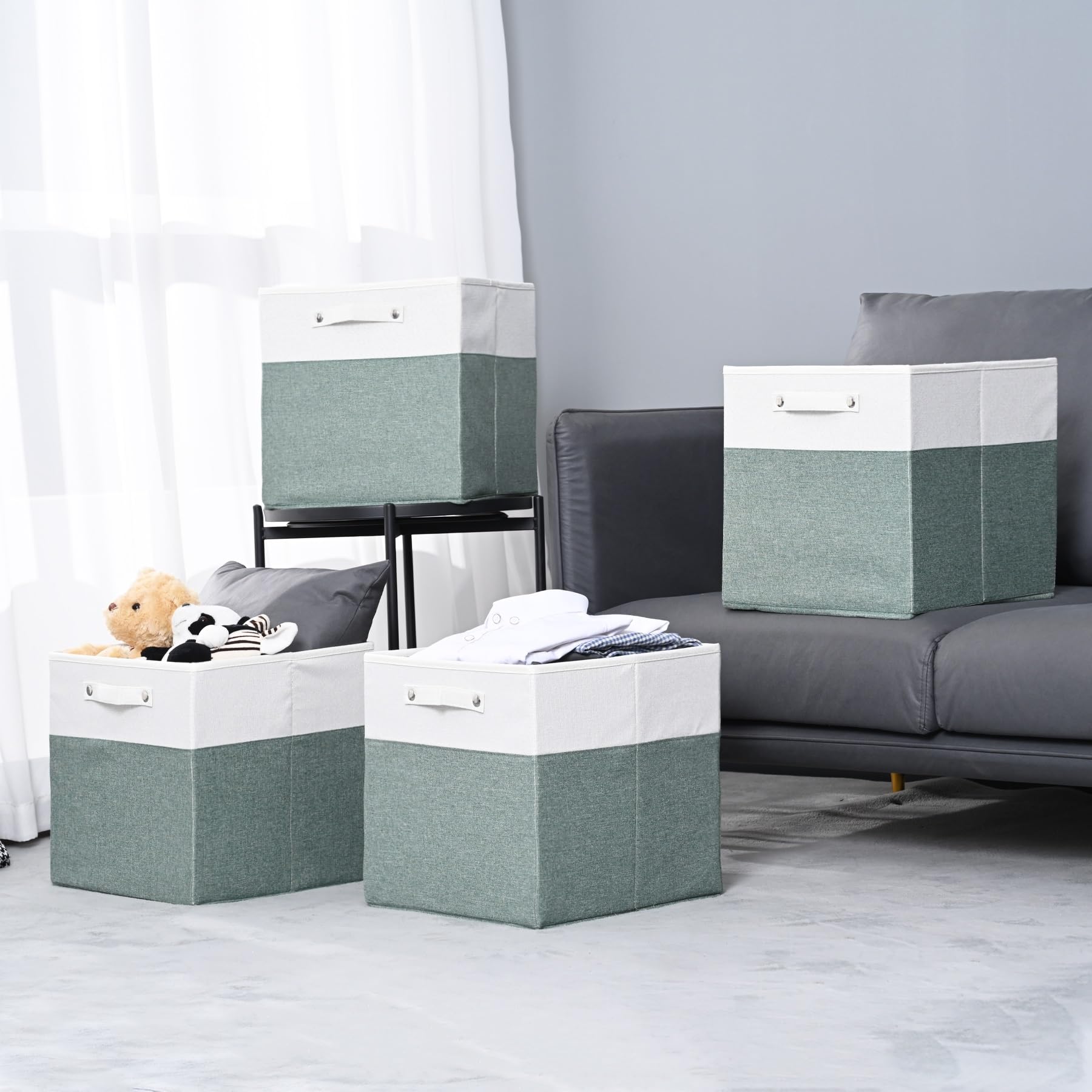 13x13x13 Storage Cube Bins 4 Pack