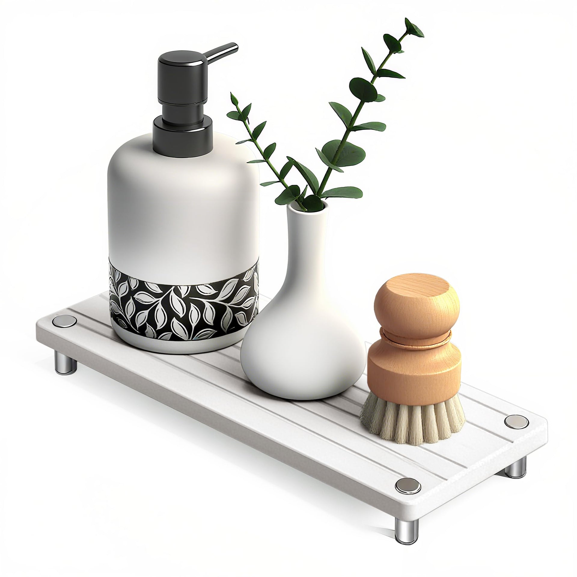 Quick Dry Sink Caddy Kitchen Sink Organizer