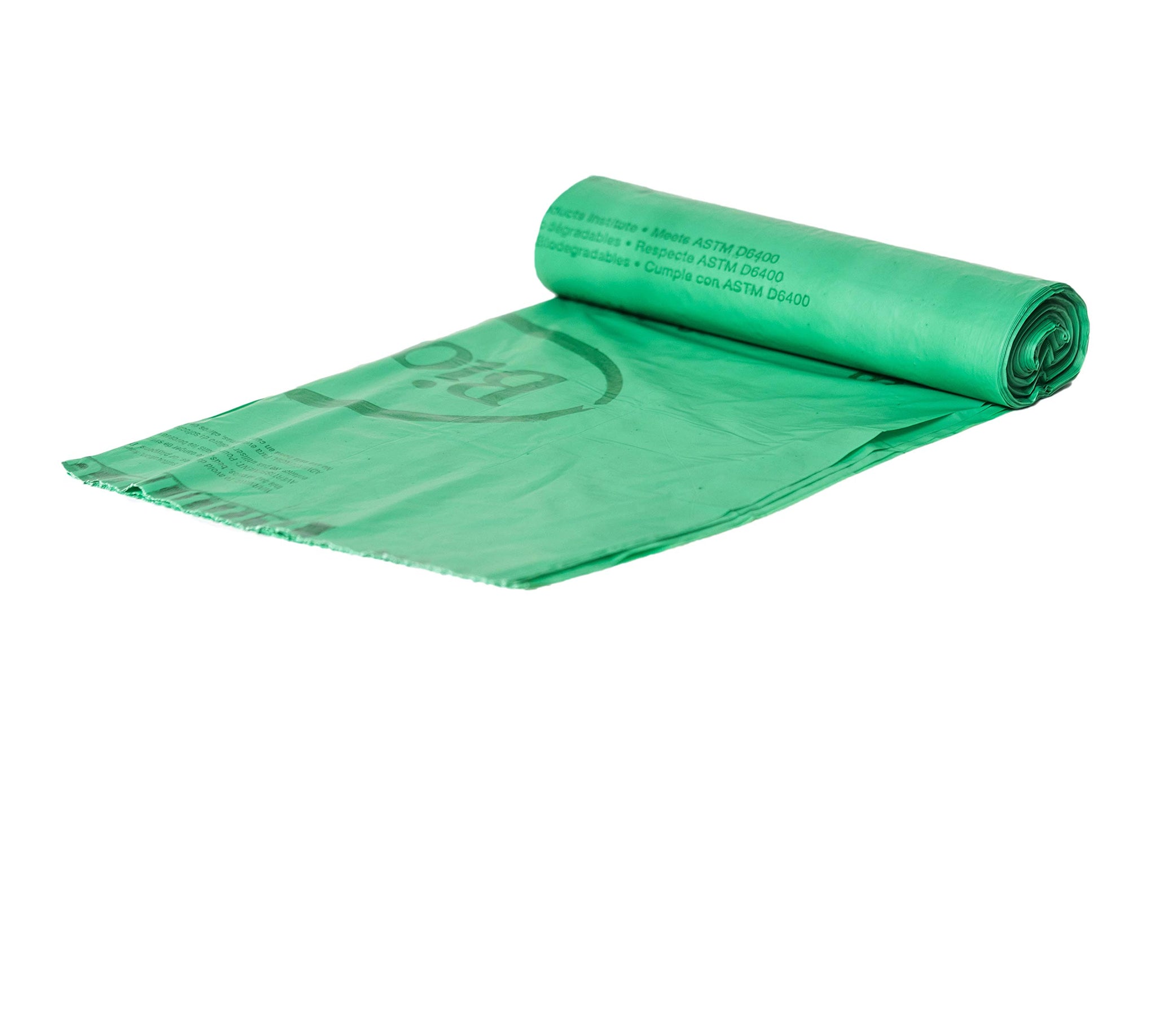 USA) The Original Compostable Bag, 39 Gallon, 120 Count, 100% Certified Compostable Trash Bag Liners for Food Waste, Extra Strong and Durable, Trash Bag
