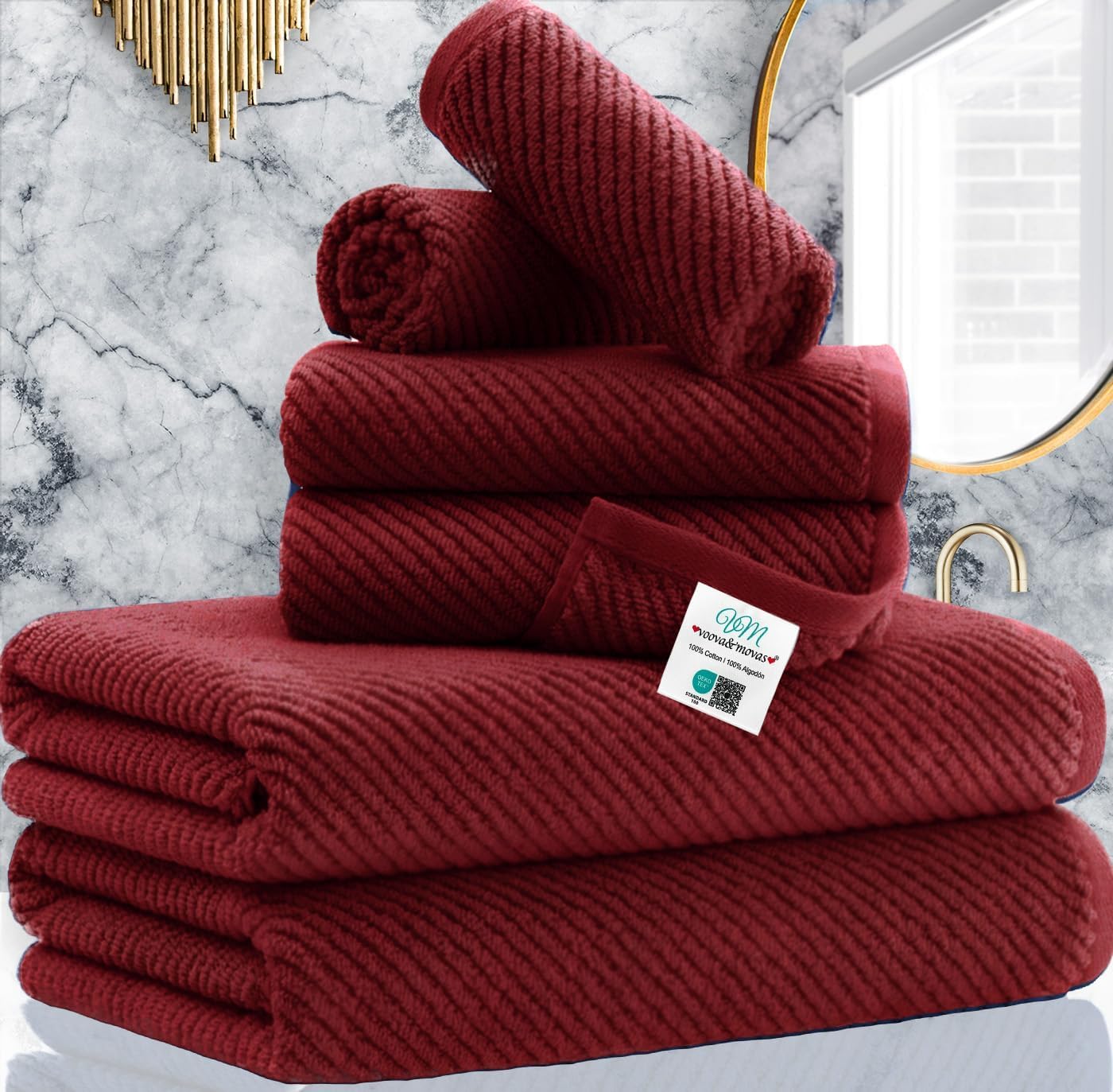6PC Towel Set (6 Count)