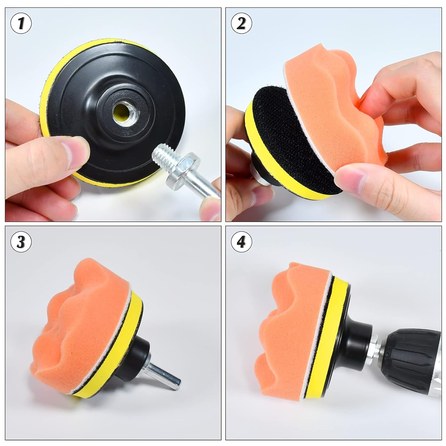 Car Foam Polishing Buffing Kit