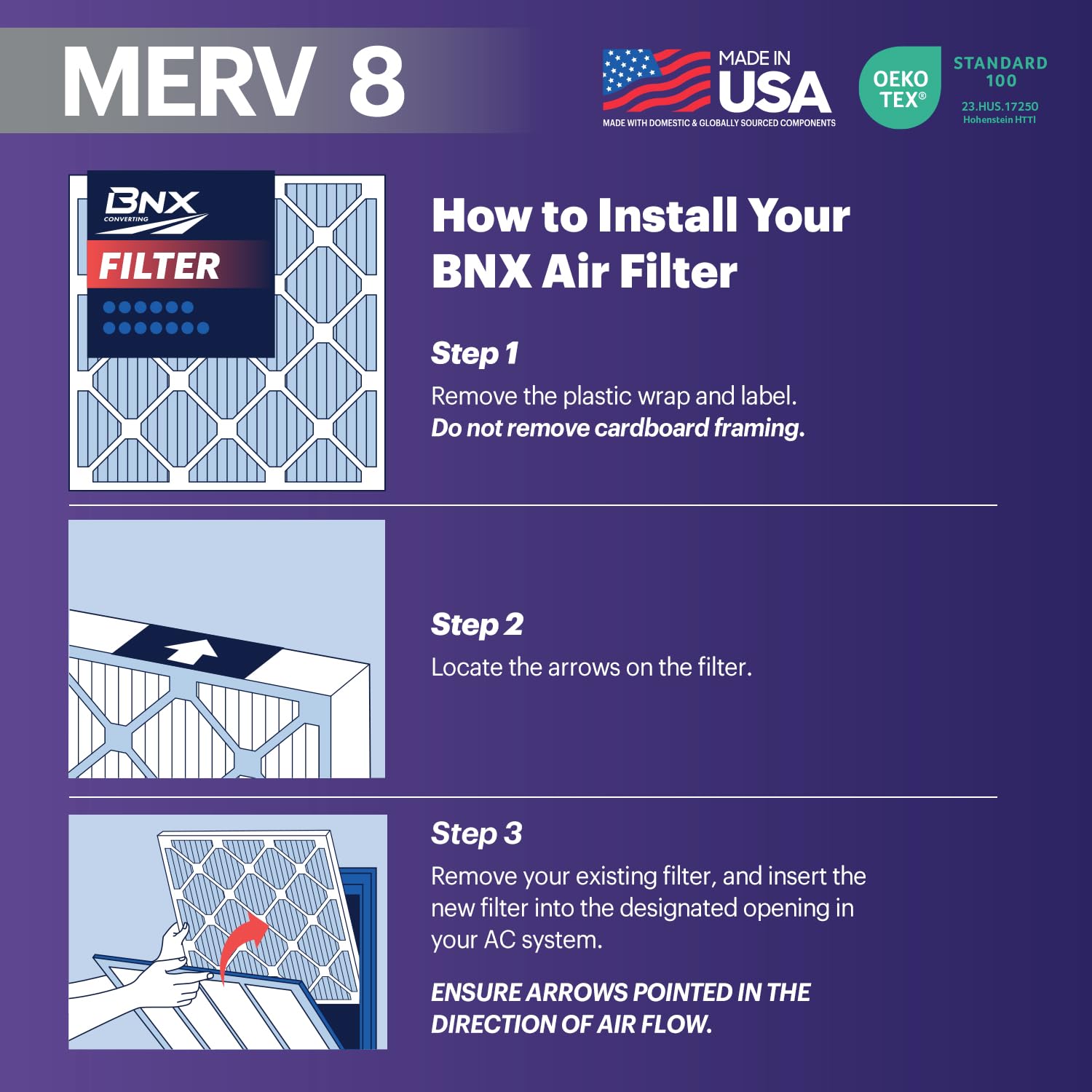 TruFilter 18x30x1 Air Filter MERV 8 (4 Count)