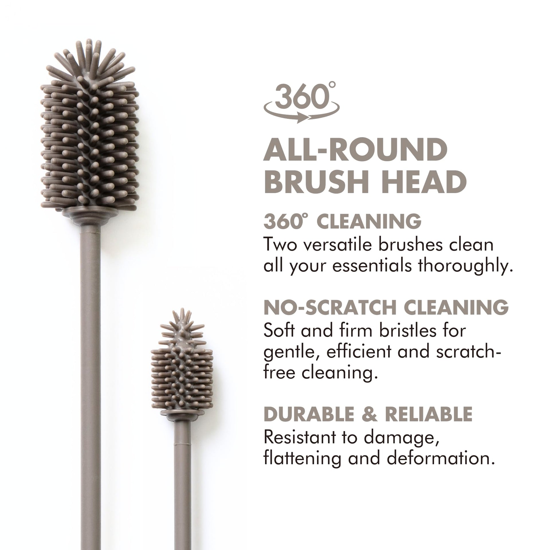 Silicone Bottle Cleaning Brush Set (2 Count)