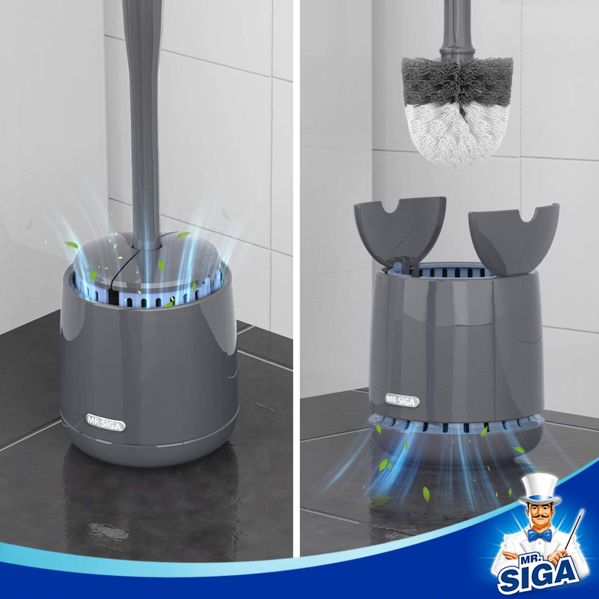 Toilet Bowl Brush and Holder