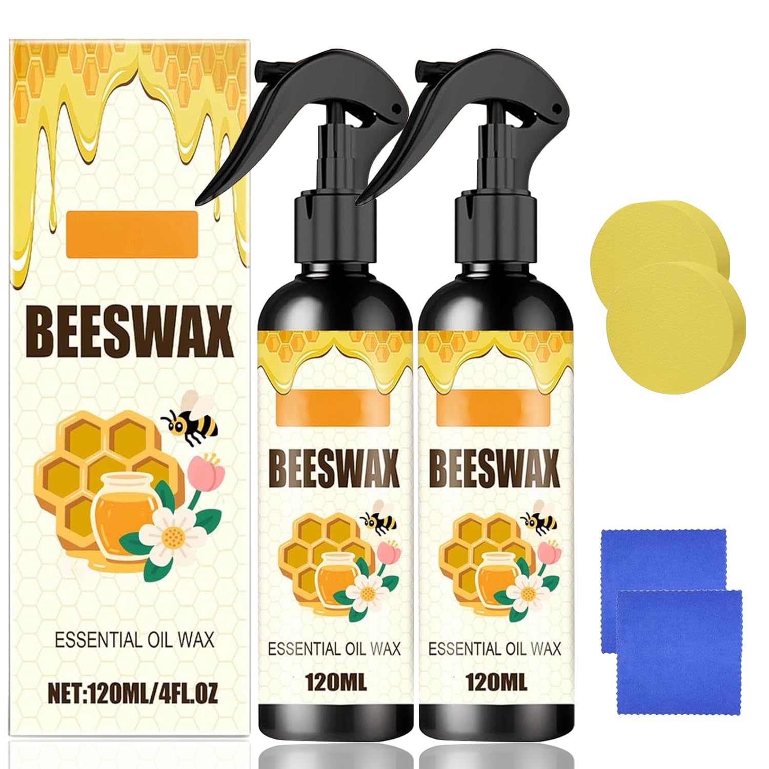 2PCS Beeswax Spray