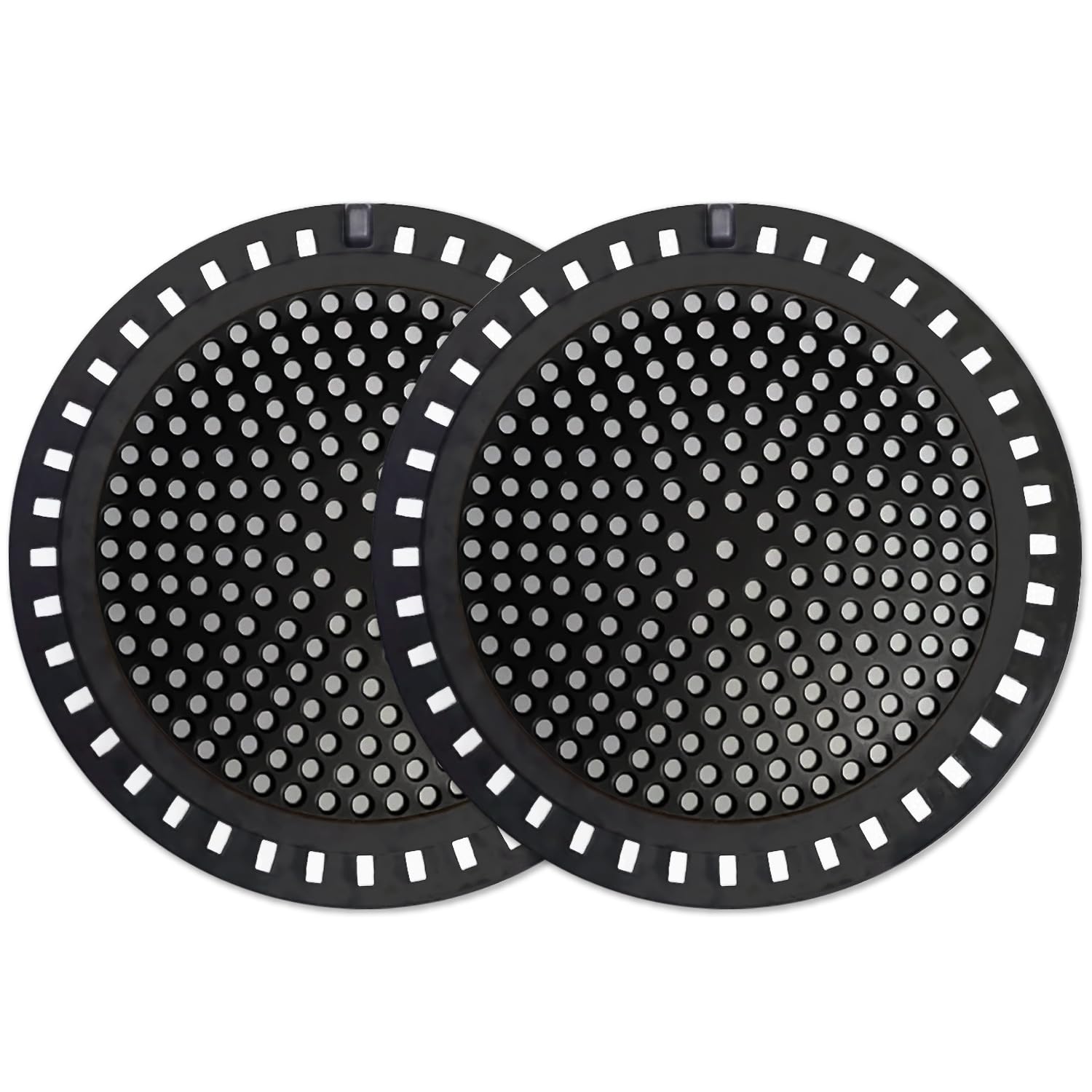 2PCS Shower Hair Drain Catcher (2 Count)