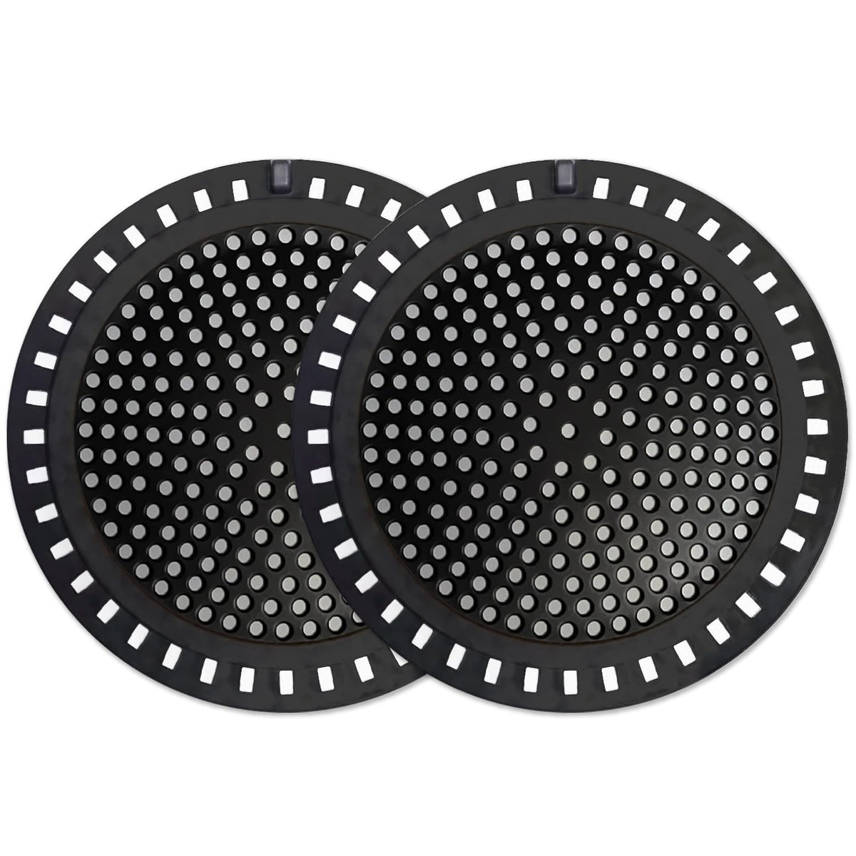 2PCS Shower Hair Drain Catcher (2 Count)