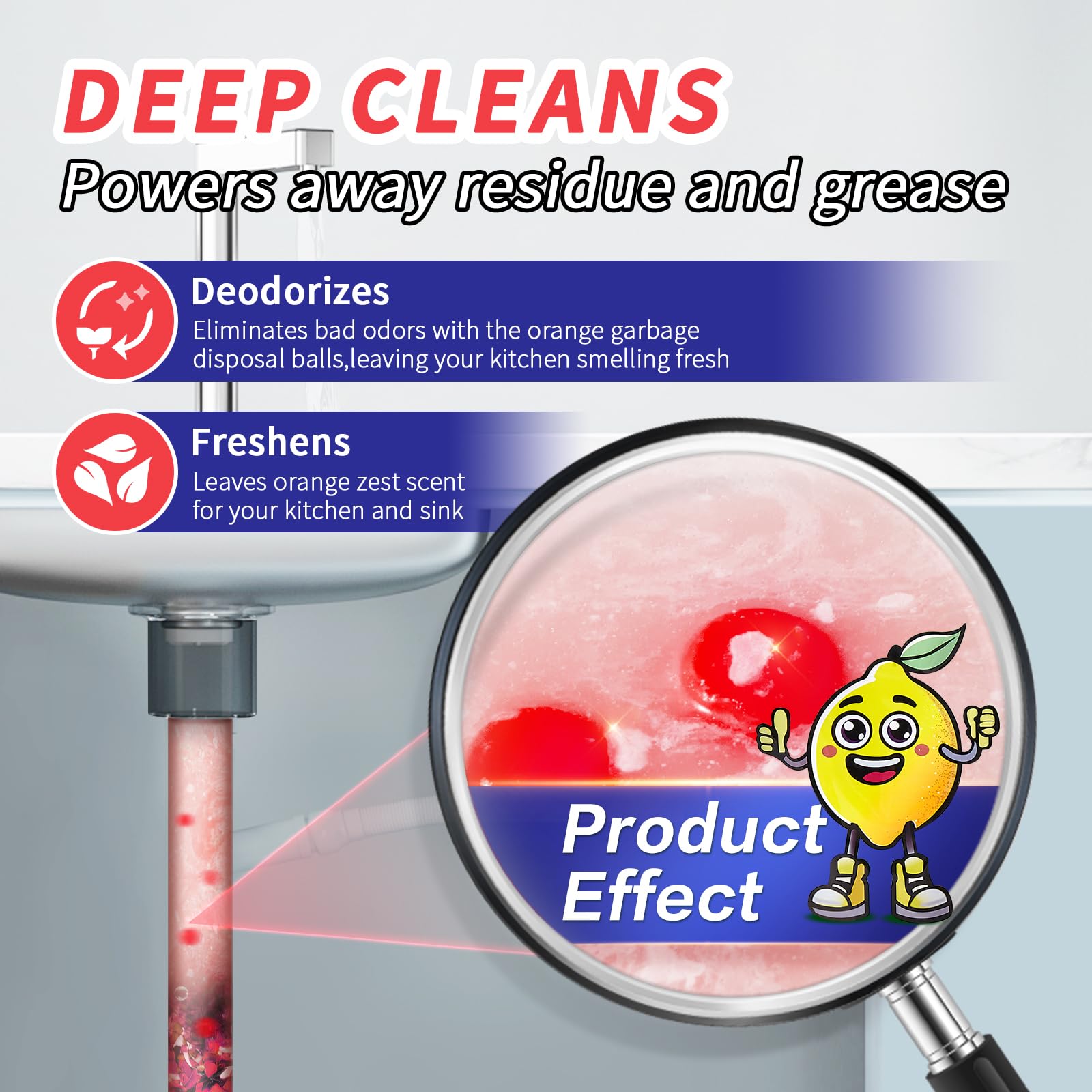 50 Count Garbage Disposal Cleaner and Deodorizer (6.7 Ounce)