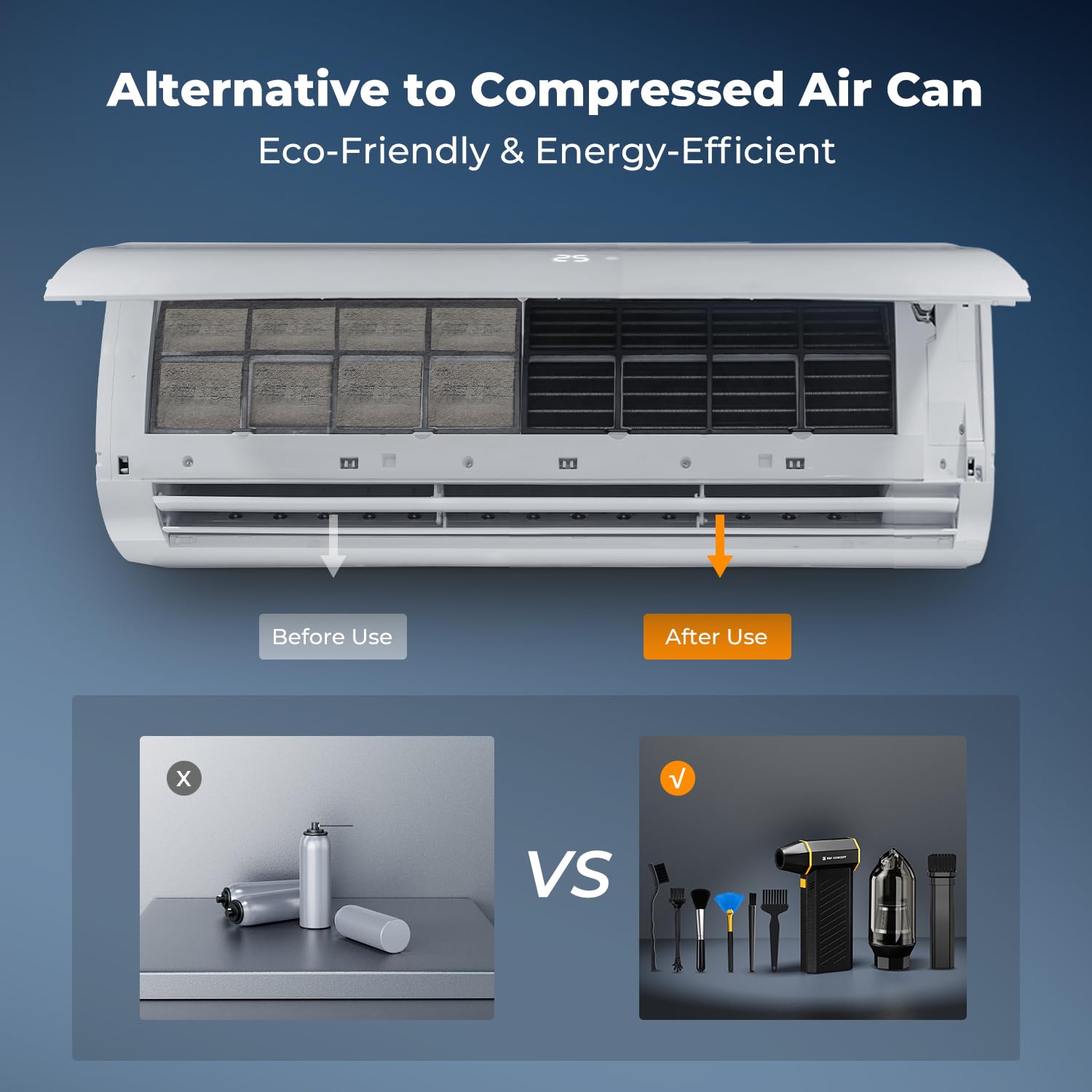 Magnetic Compressed Air Duster
