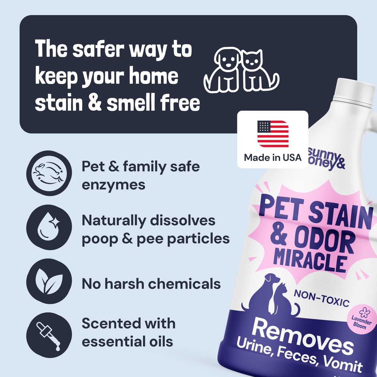 Pet Stain and Odor Remover for Carpets (128 Fl Oz)