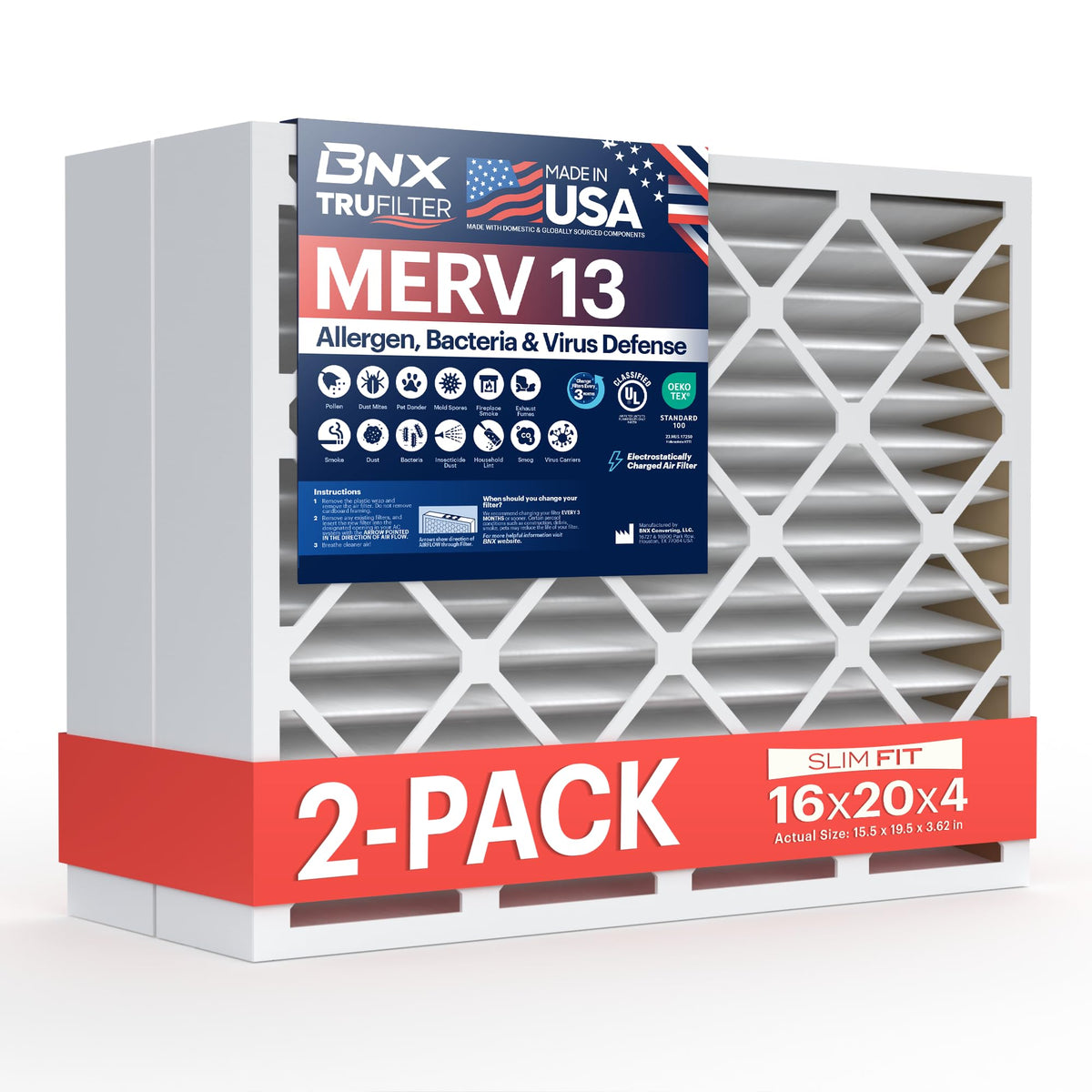 TruFilter 16x20x4 (2 Count)