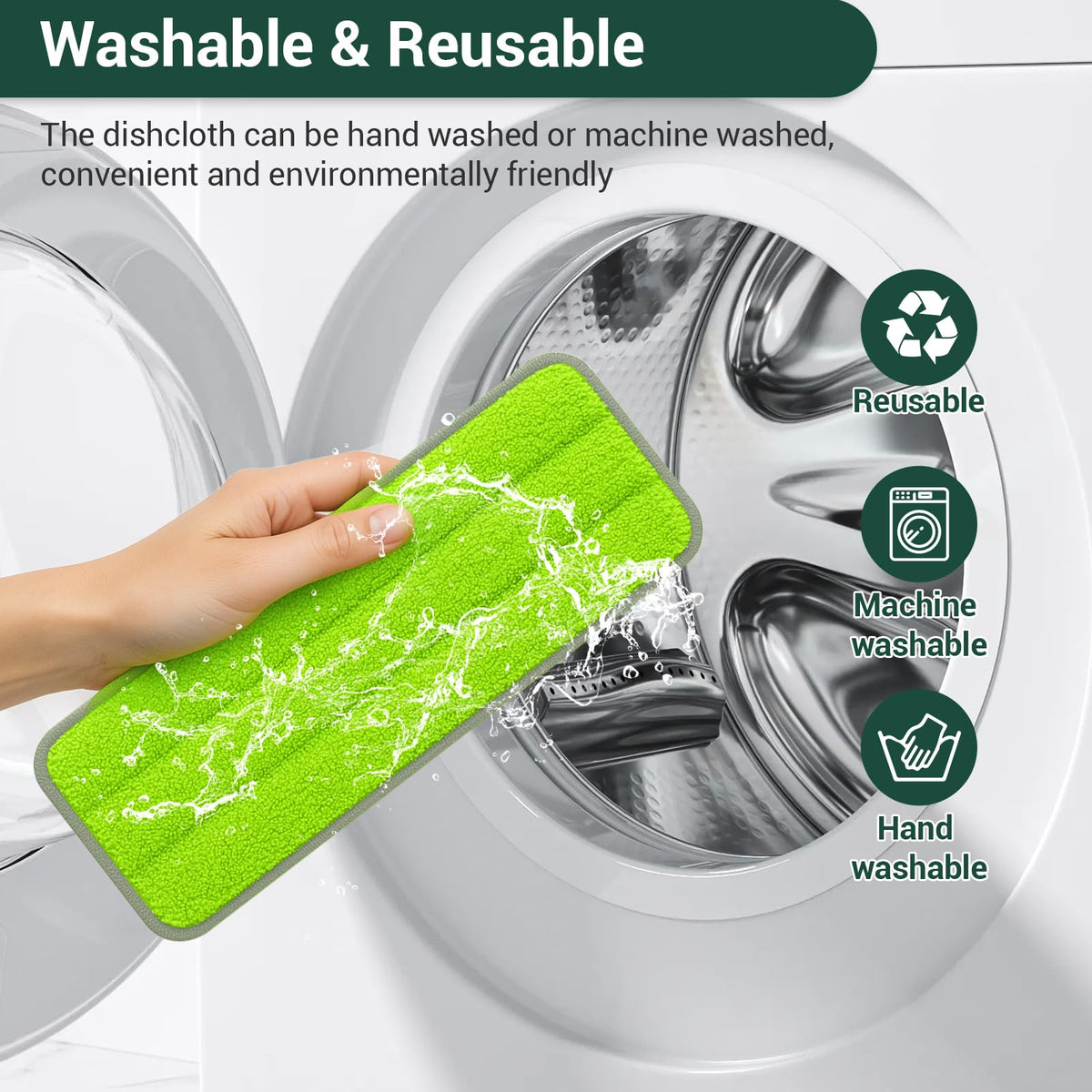 10Pcs Mop Replacement Pads (10 Count)
