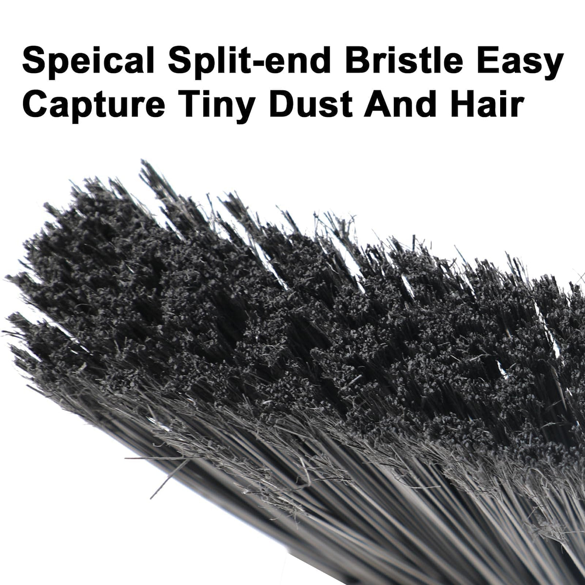 Heavy Duty White Angle Broom with Long Handle (4 Count)