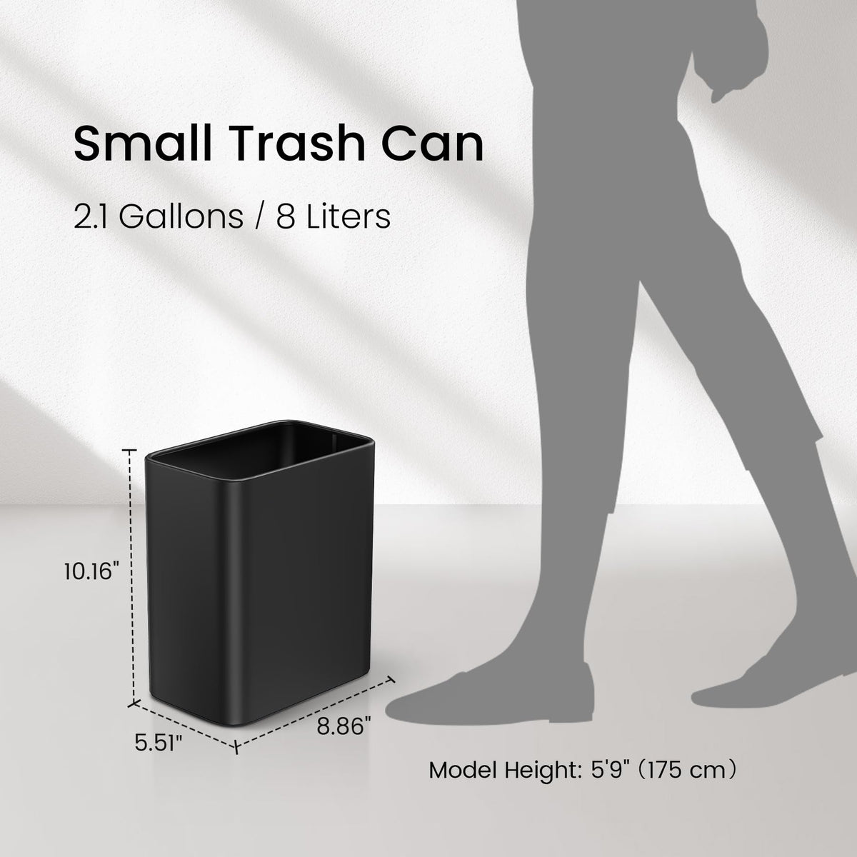 Small Bathroom Trash Can