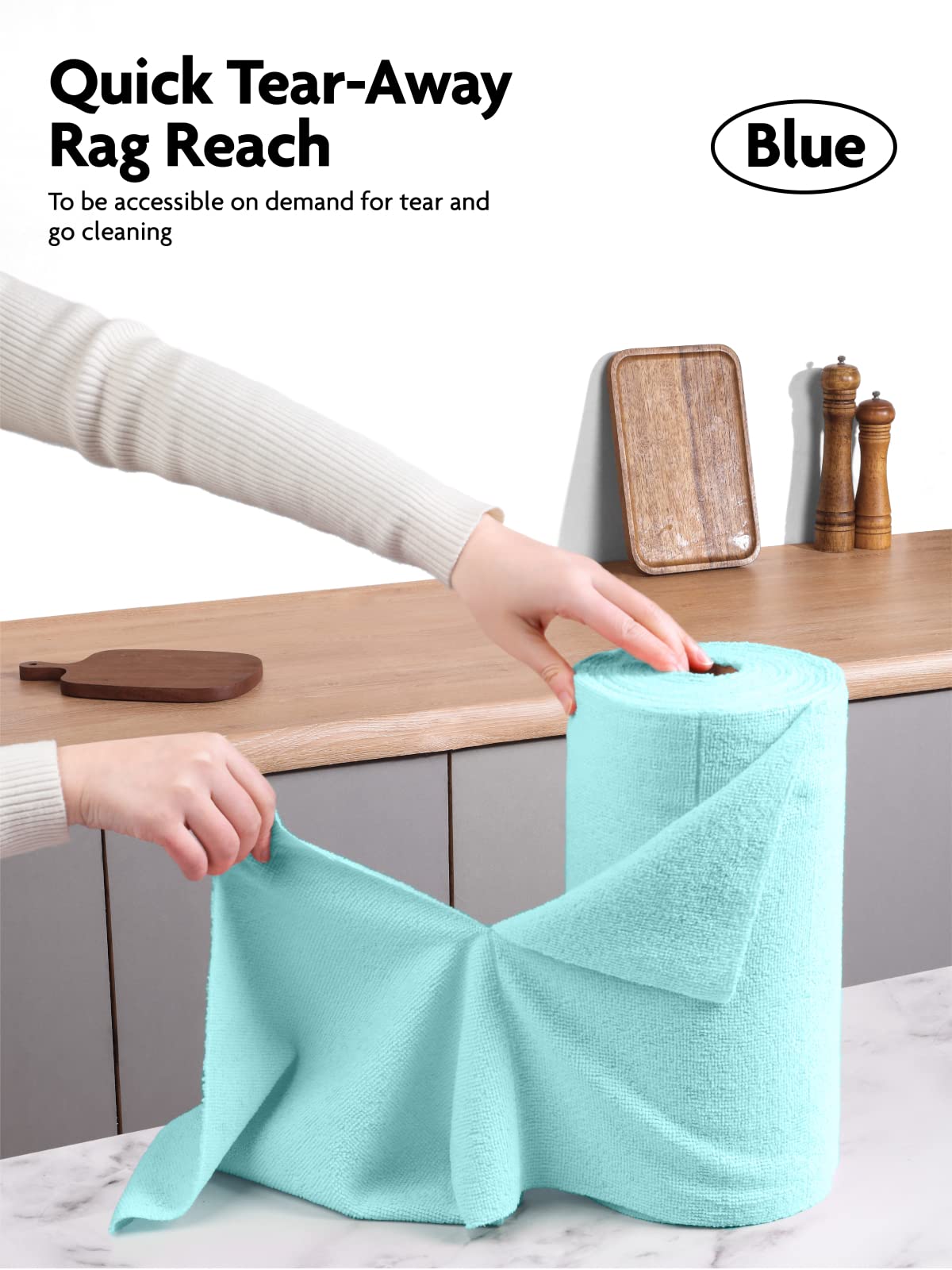 Microfiber Cleaning Cloth Roll (40 Count) - ModHome Supplies