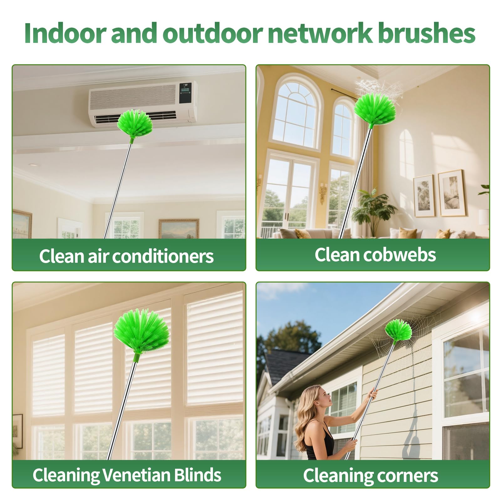 dusters for Cleaning extendable Long Handle
