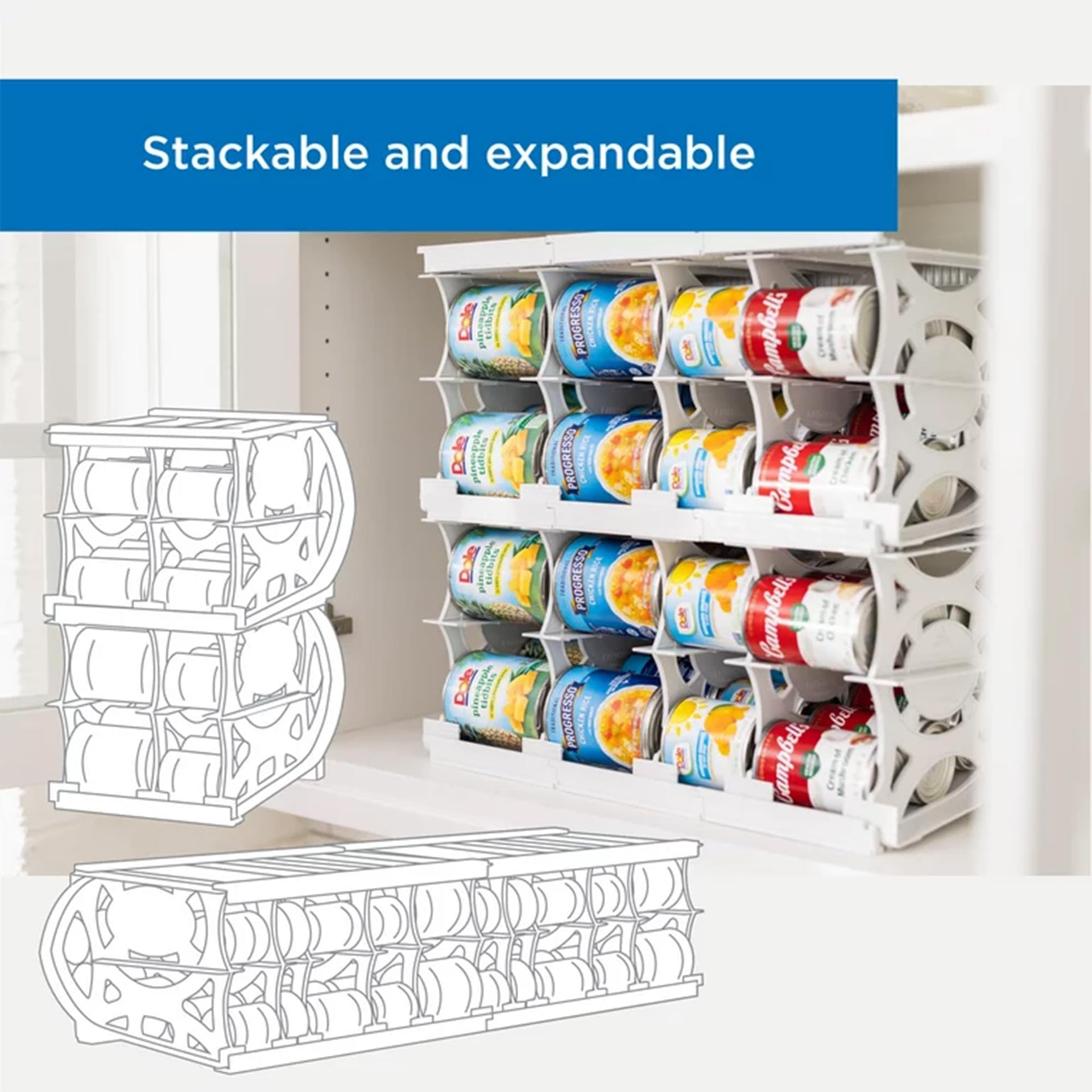 Cansolidator Cupboard (2 Count)