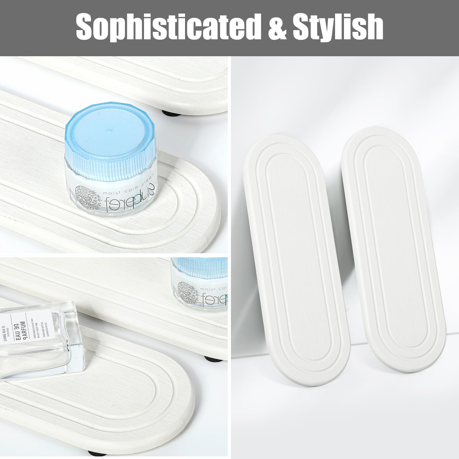 2PCS Water Absorbing Stone Tray (2 Count)