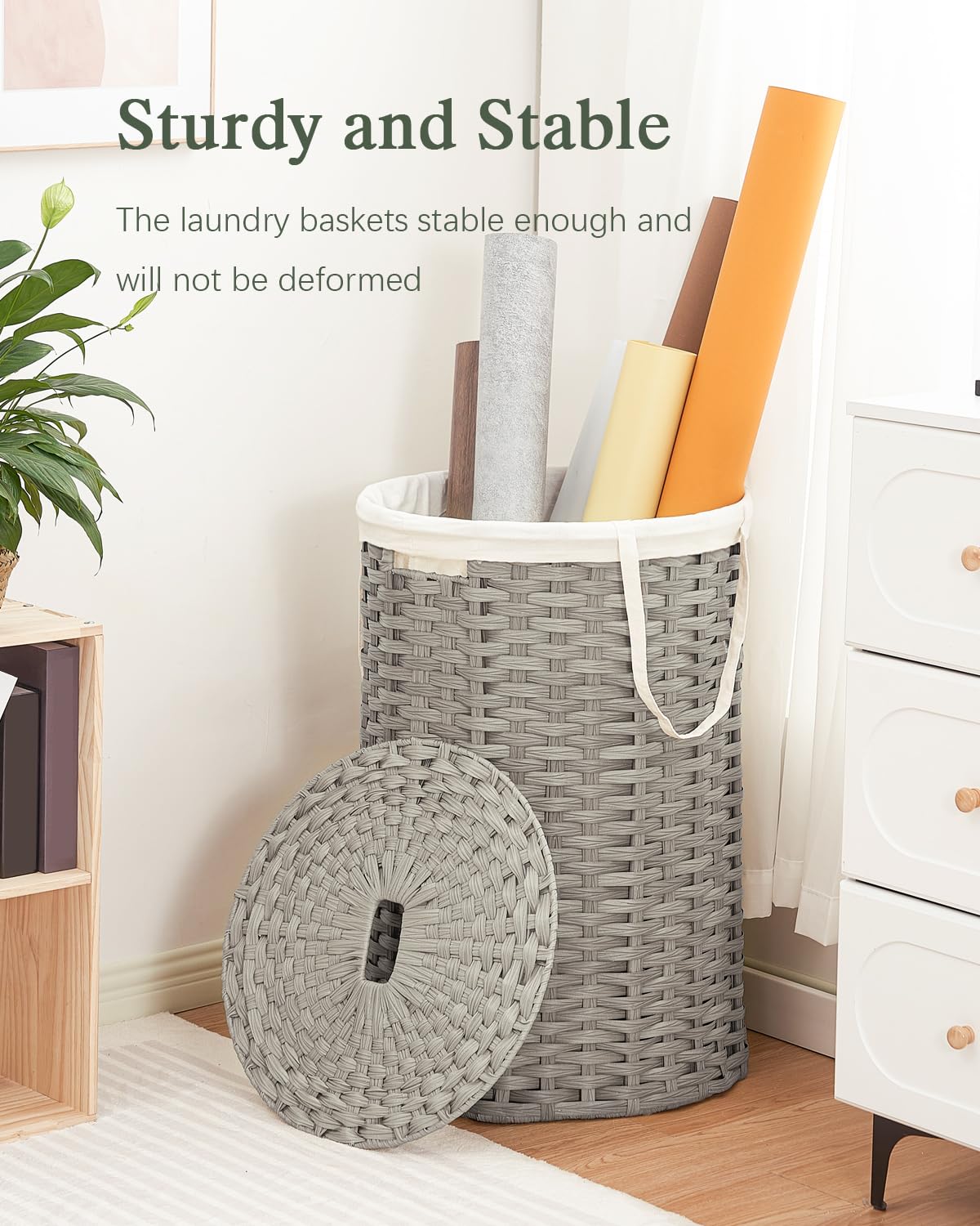 Large Laundry Hamper Laundry Basket with Lid