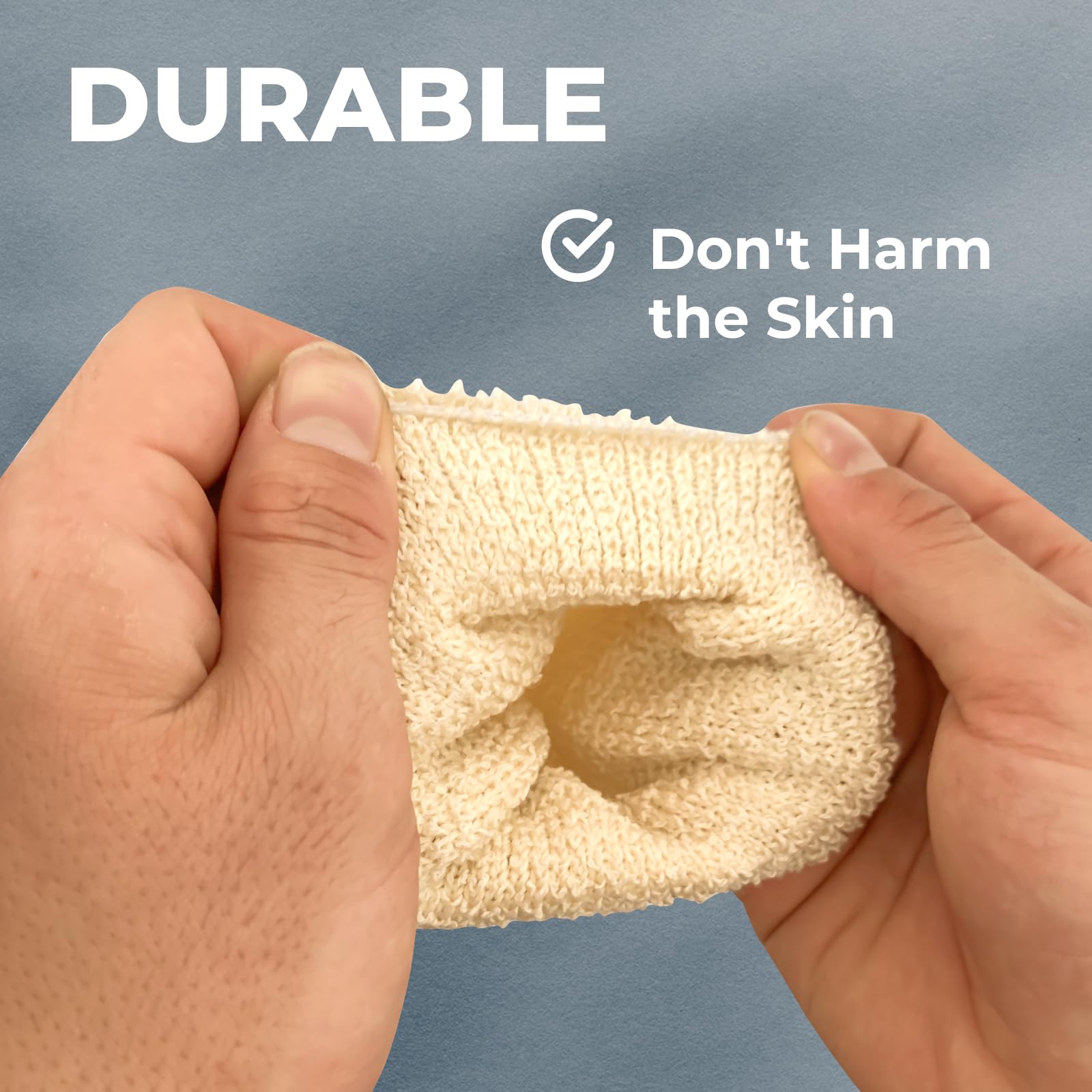 Natural Shower Mitts (2 Count)