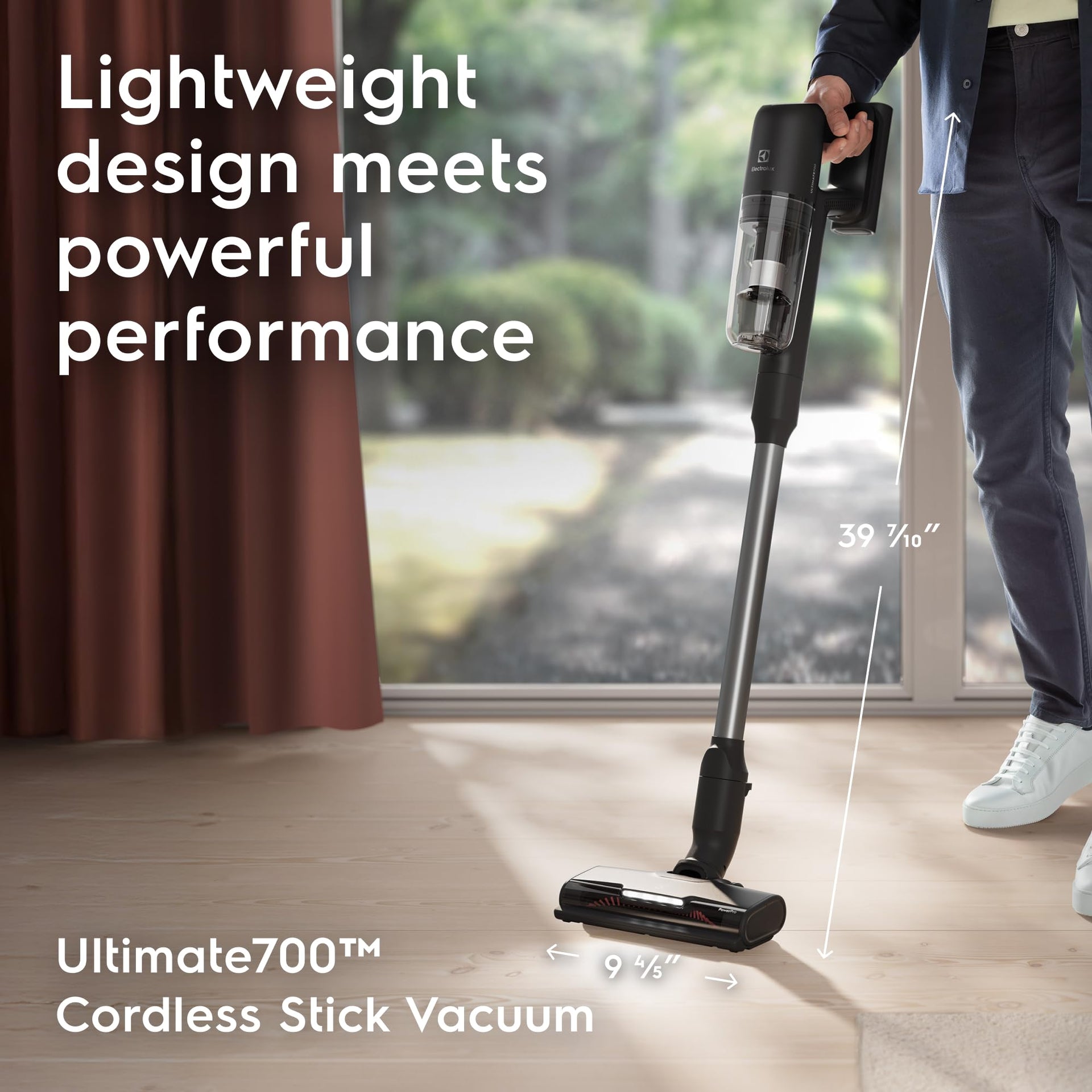 Ultimate700 Cordless Stick Vacuum with PowerPro Bristle Nozzle and High Suction Power