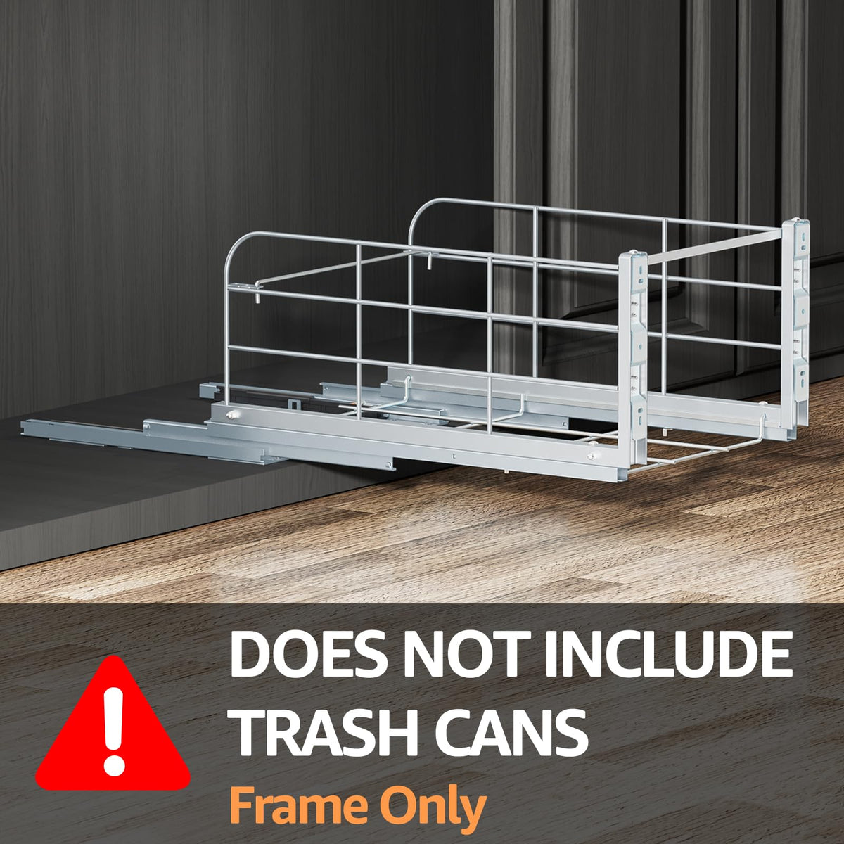 Double Pull Out Trash Can Under Cabinet